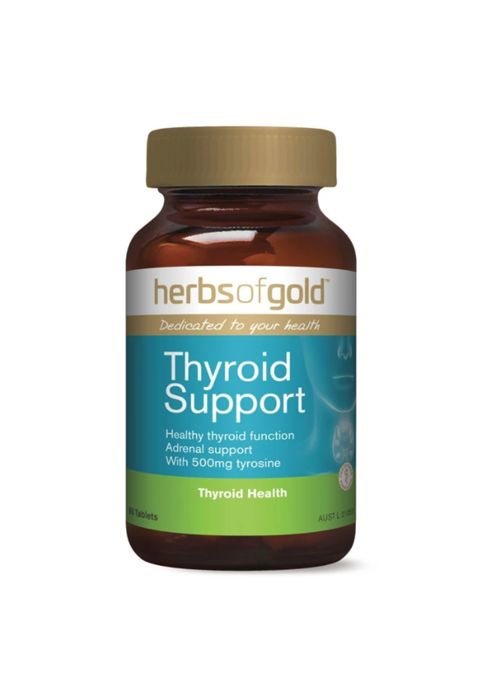 Herbs of Gold Herbs of Gold Thyroid Support 60 Tabs