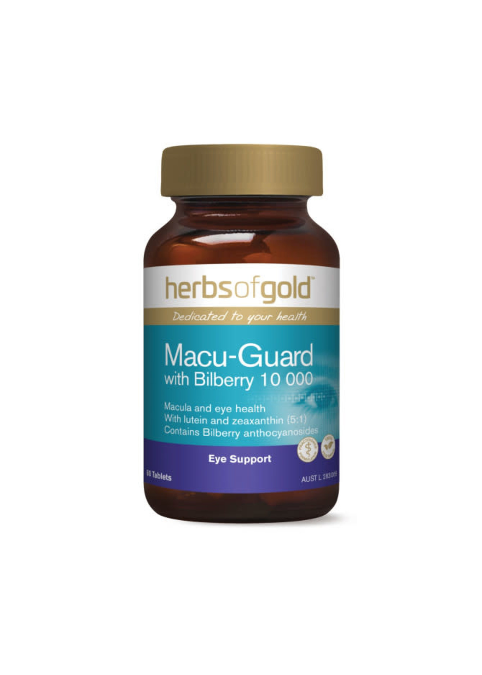 Herbs of Gold Herbs of Gold Macu-Guard with Bilberry 10,000 60 tabs