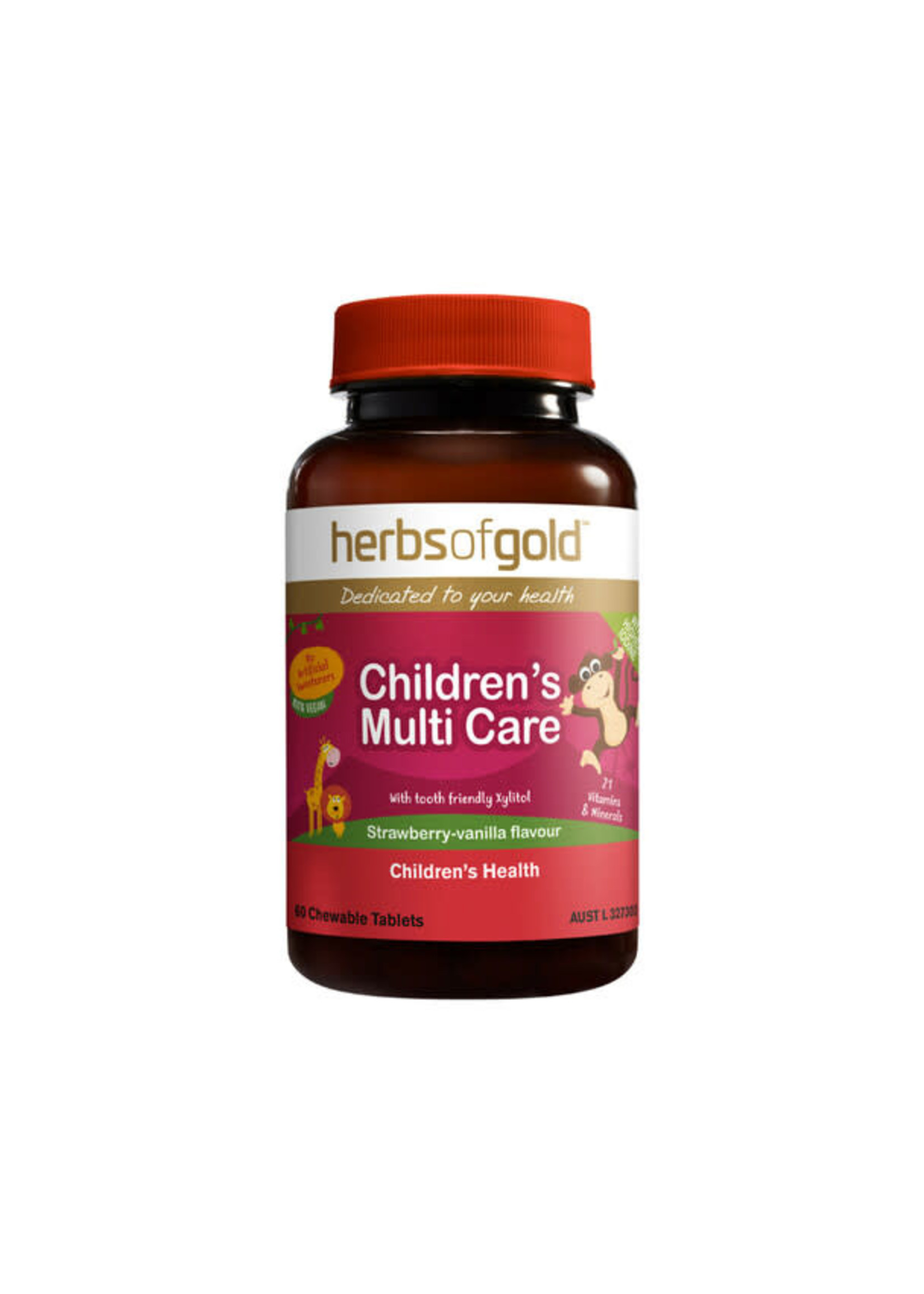 Herbs of Gold Herbs of Gold Childrens Multi Care (Chewable) 60 tabs