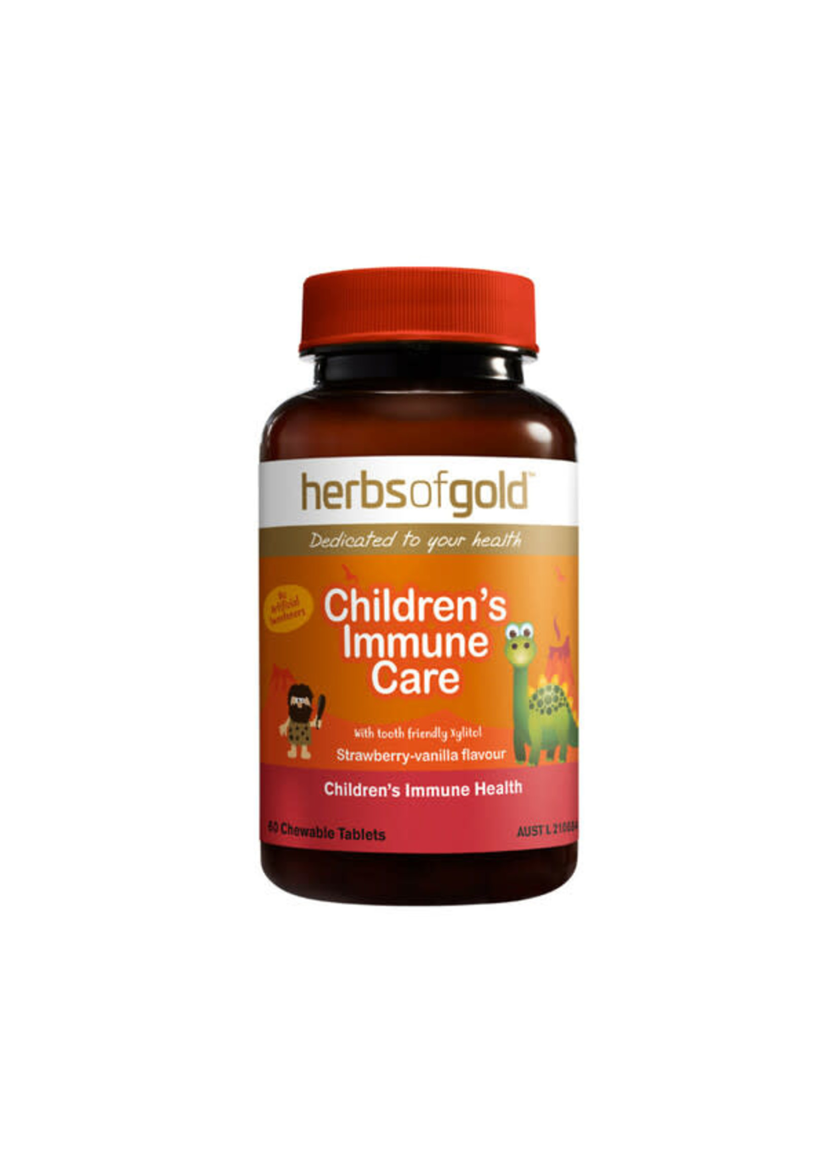 Herbs of Gold Herbs of Gold Childrens Immune Care (Chewable) Strawberry 60 tabs (SPECIAL ORDER ONLY)