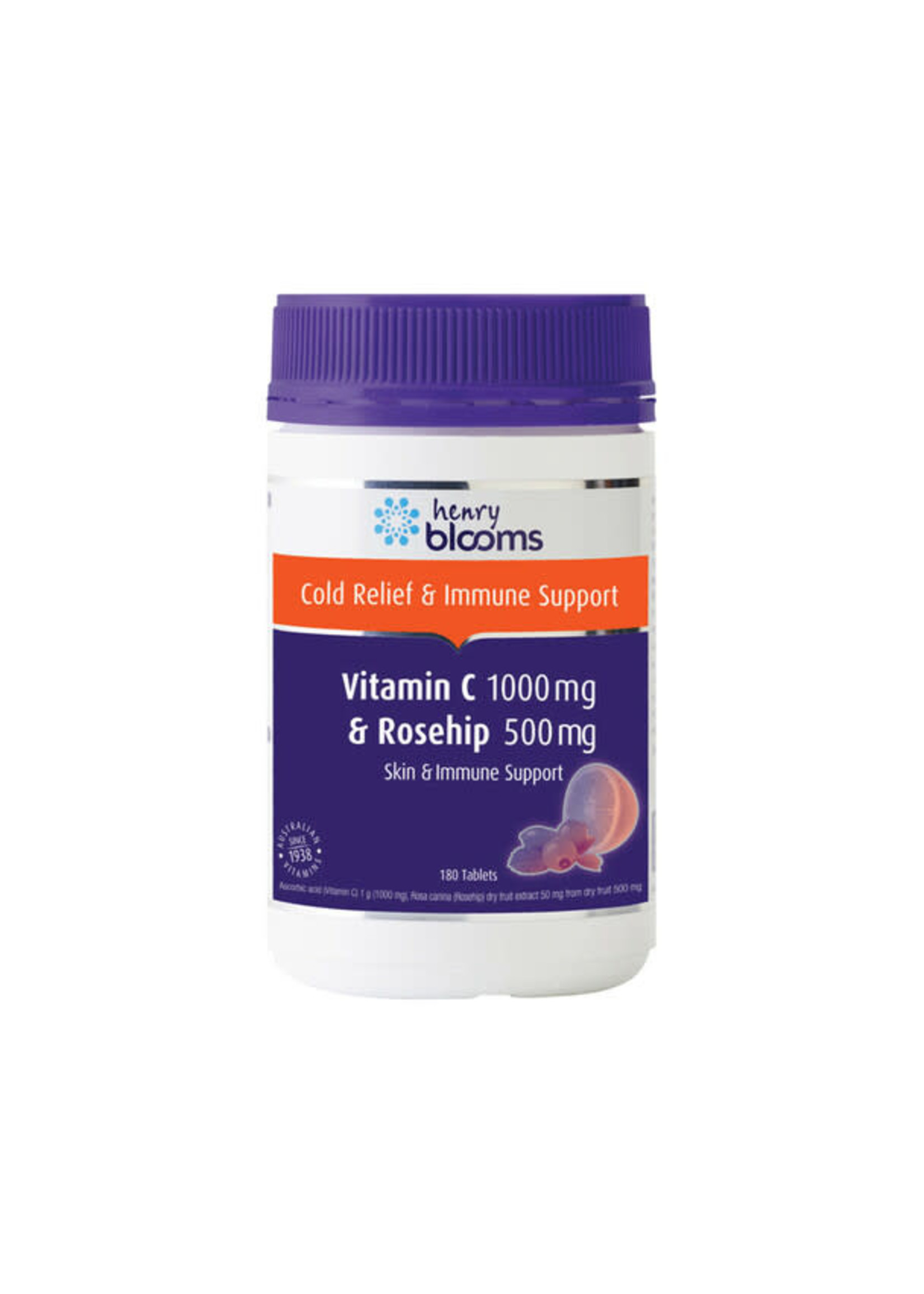 Blooms Blooms Vitamin C 1000mg + Rosehip 500mg 180 tablets