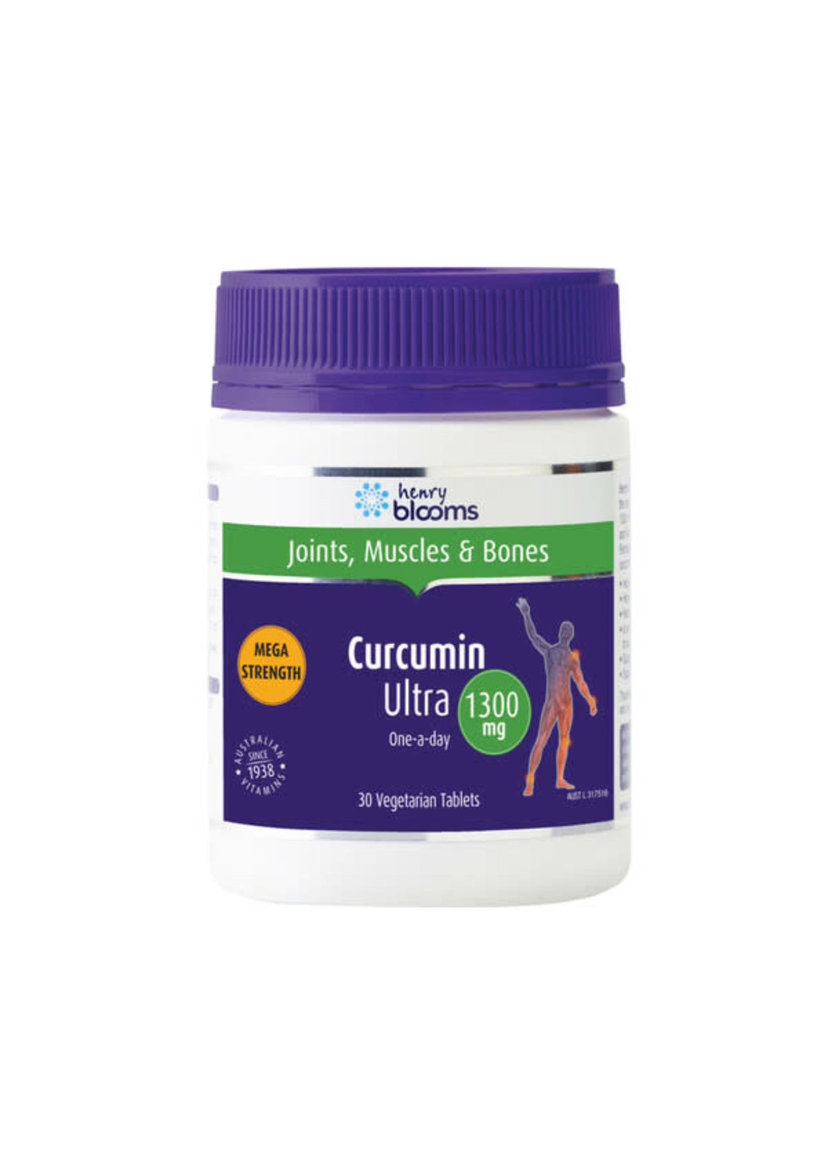 Henry Blooms Blooms Curcumin Ultra 1300mg 30 tablets
