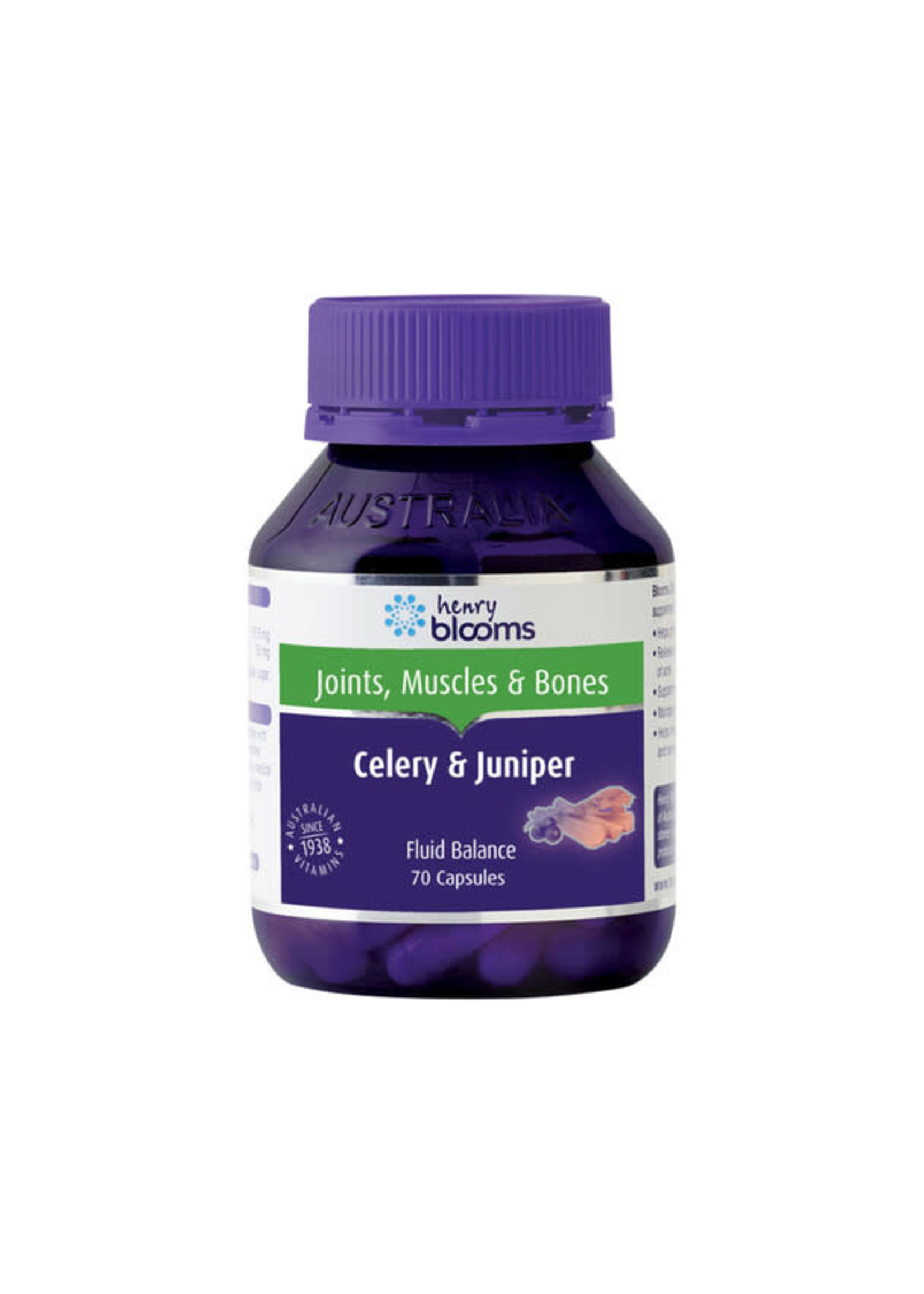 Henry Blooms Blooms Celery & Juniper 3000mg 70 caps
