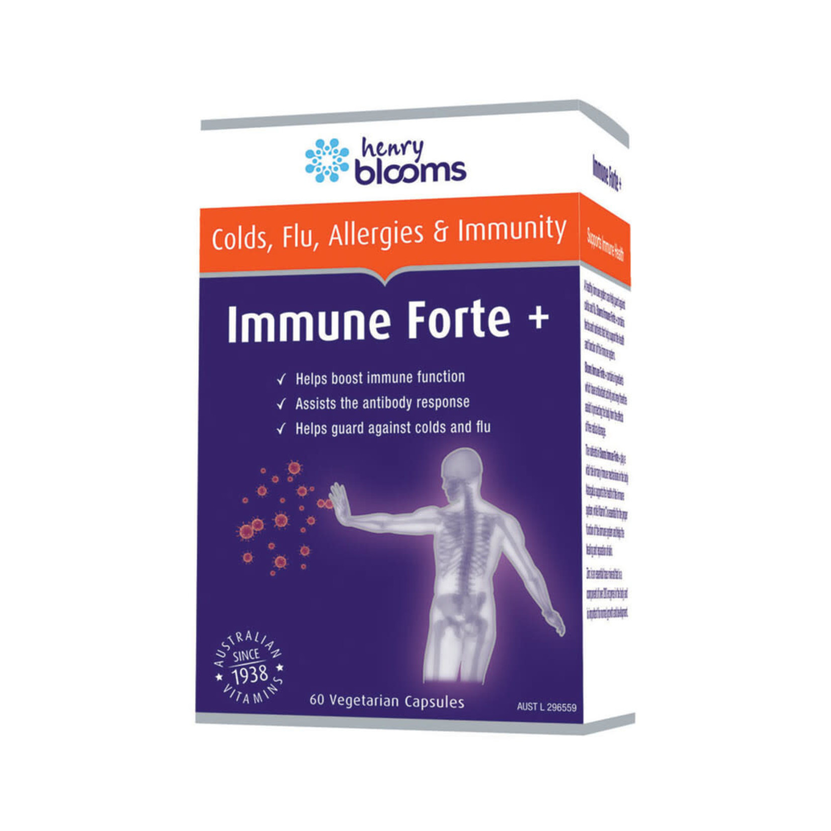 Blooms Blooms Immune Forte 60 vegetarian capsules