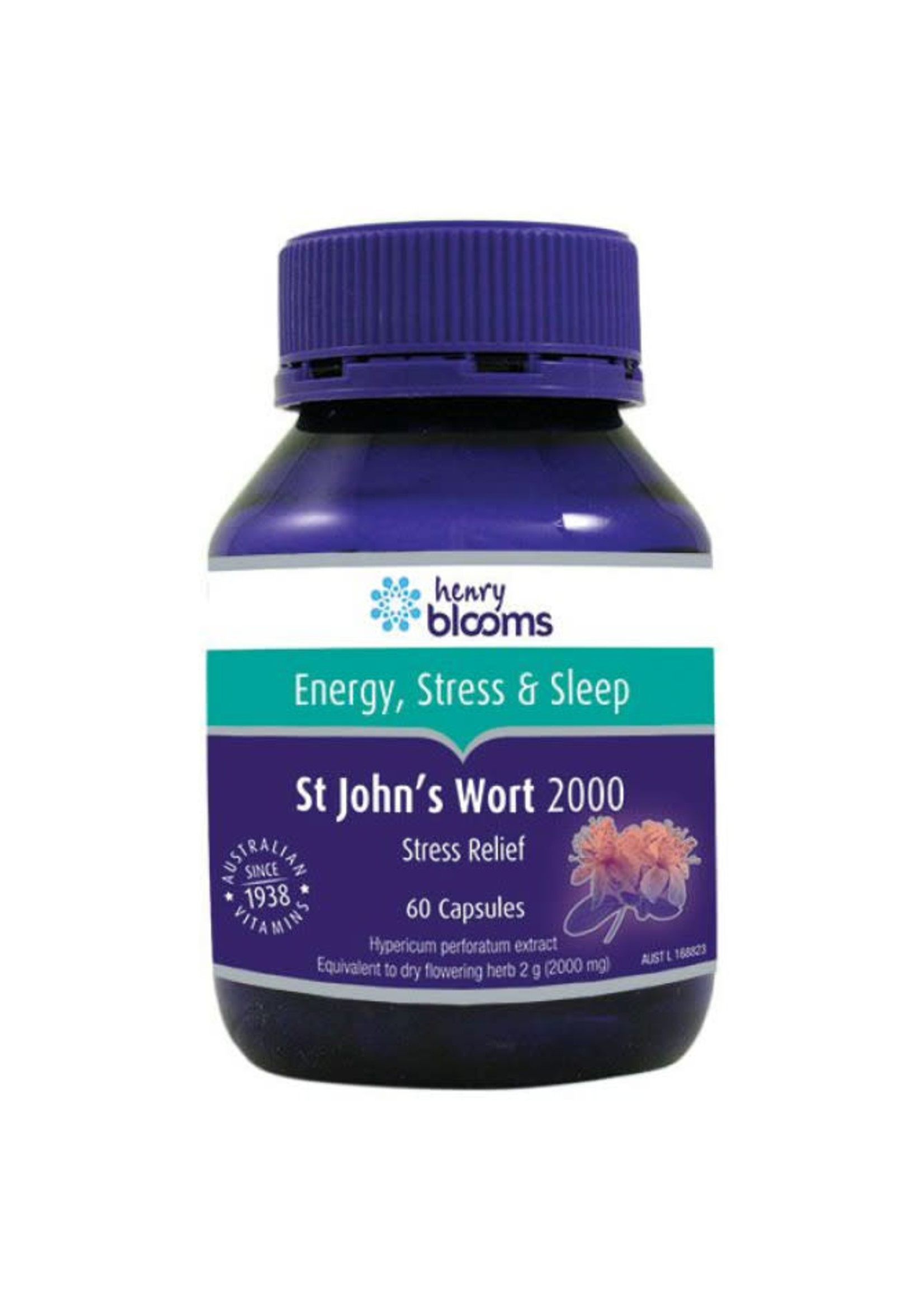 Henry Blooms Blooms St Johns Wort 2000mg 60 capsules (DSCONTINUED)