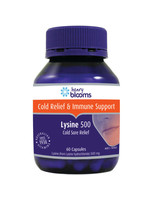 Blooms Blooms Cold Sore Relief equiv Lysine 500mg 60 caps