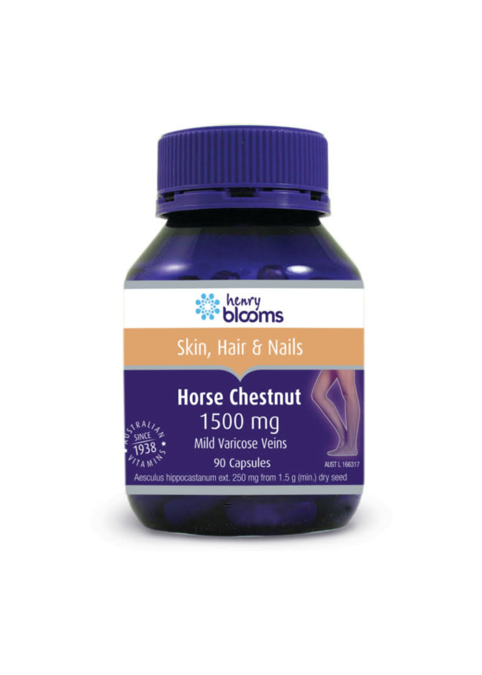 Blooms Blooms Horse chestnut 1500mg 90 capsules
