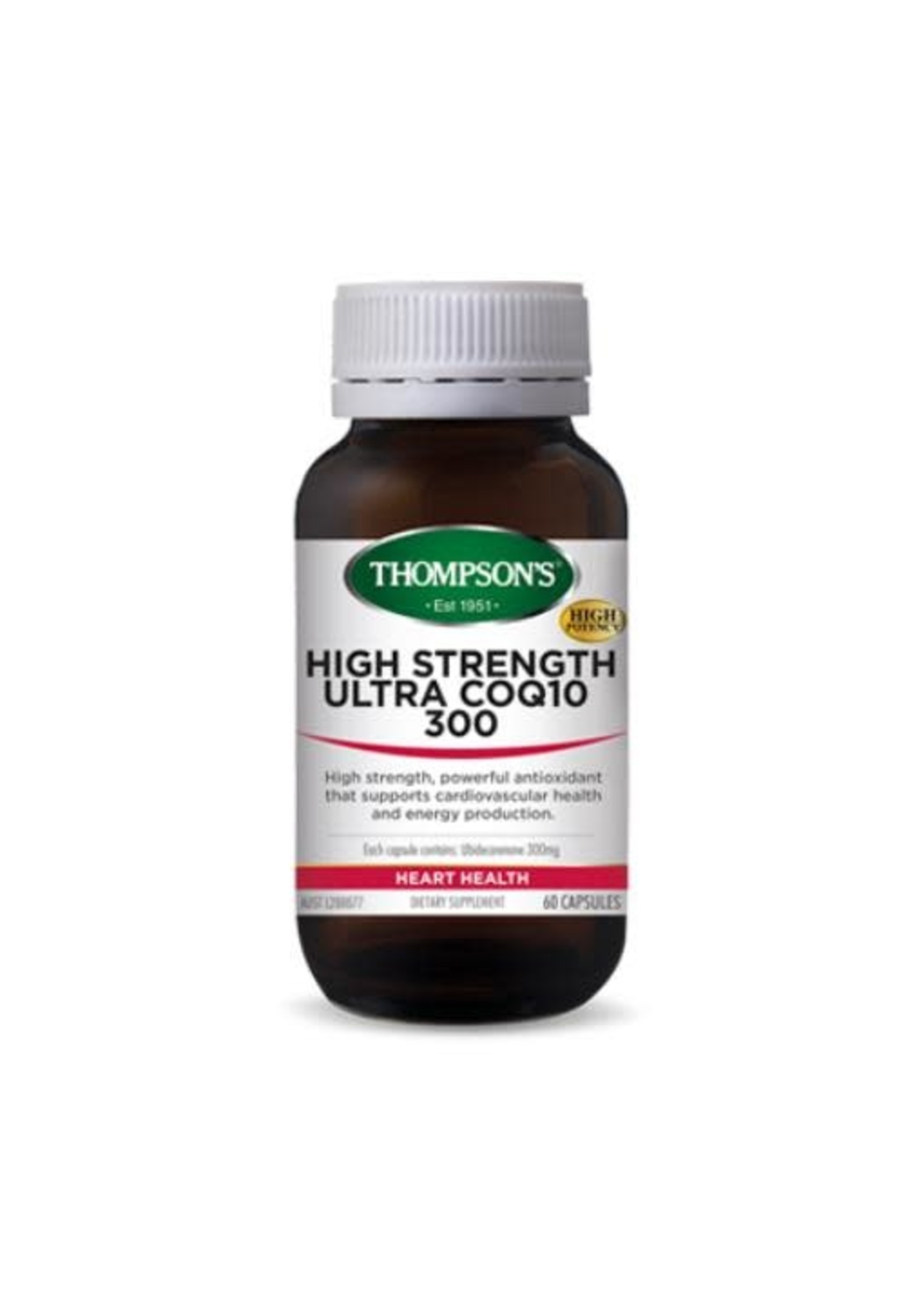 Thompsons Thompsons High Strength Ultra CoQ10 300mg 60 caps