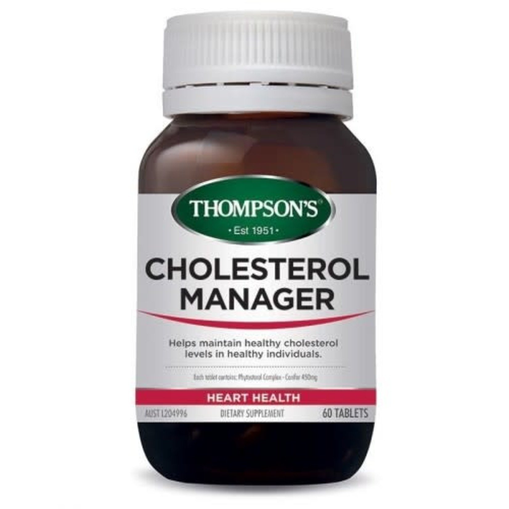 Thompson's Thompsons Cholesterol Manager 60 tabs