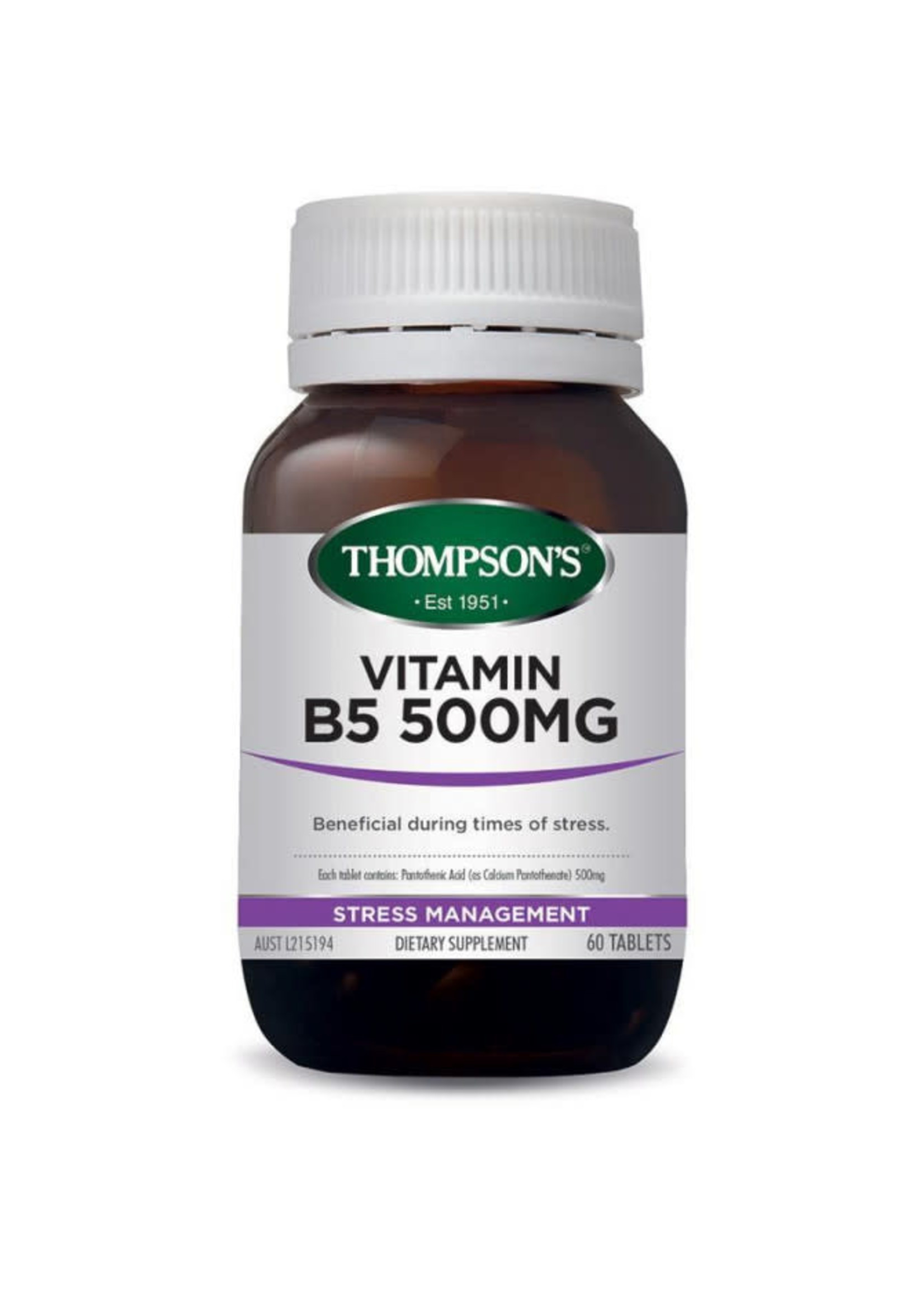 Thompsons Thompsons Vitamin B5 60 tabs
