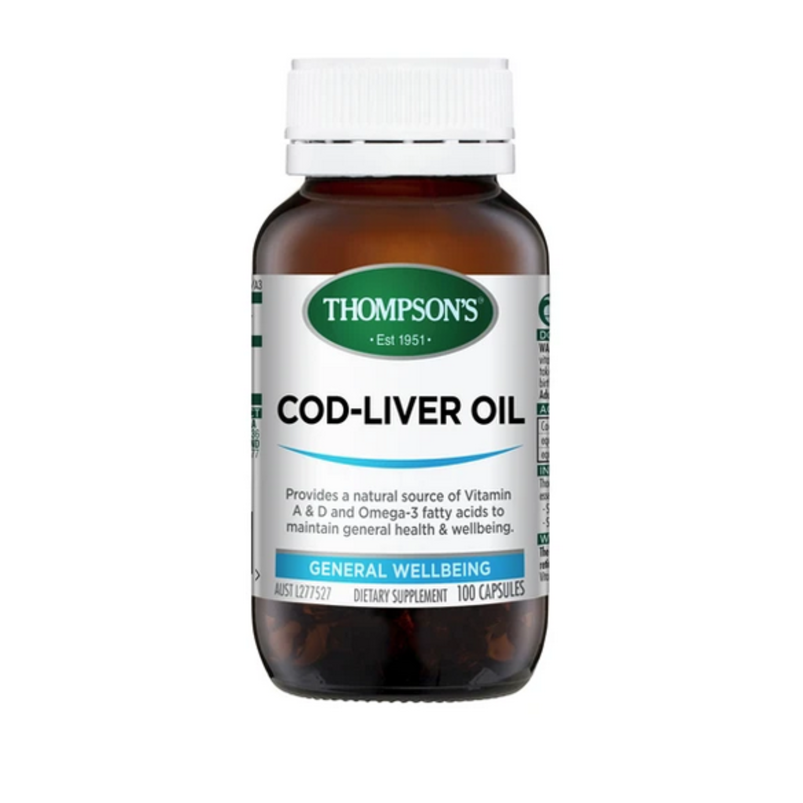 Thompson's Thompsons Cod Liver Oil Plus 100 caps