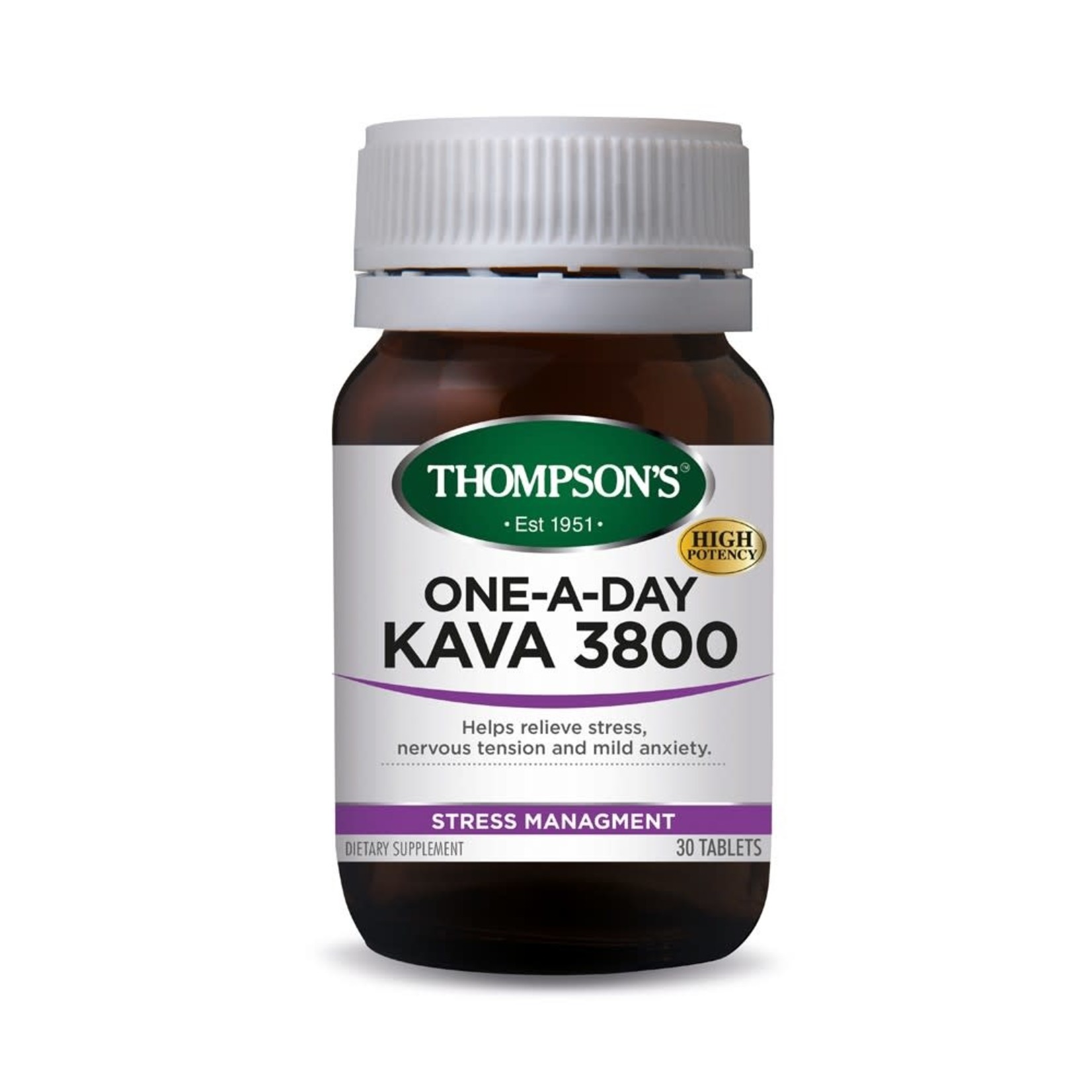 Thompson's Thompsons One a day Kava 3800 30 TABLETS