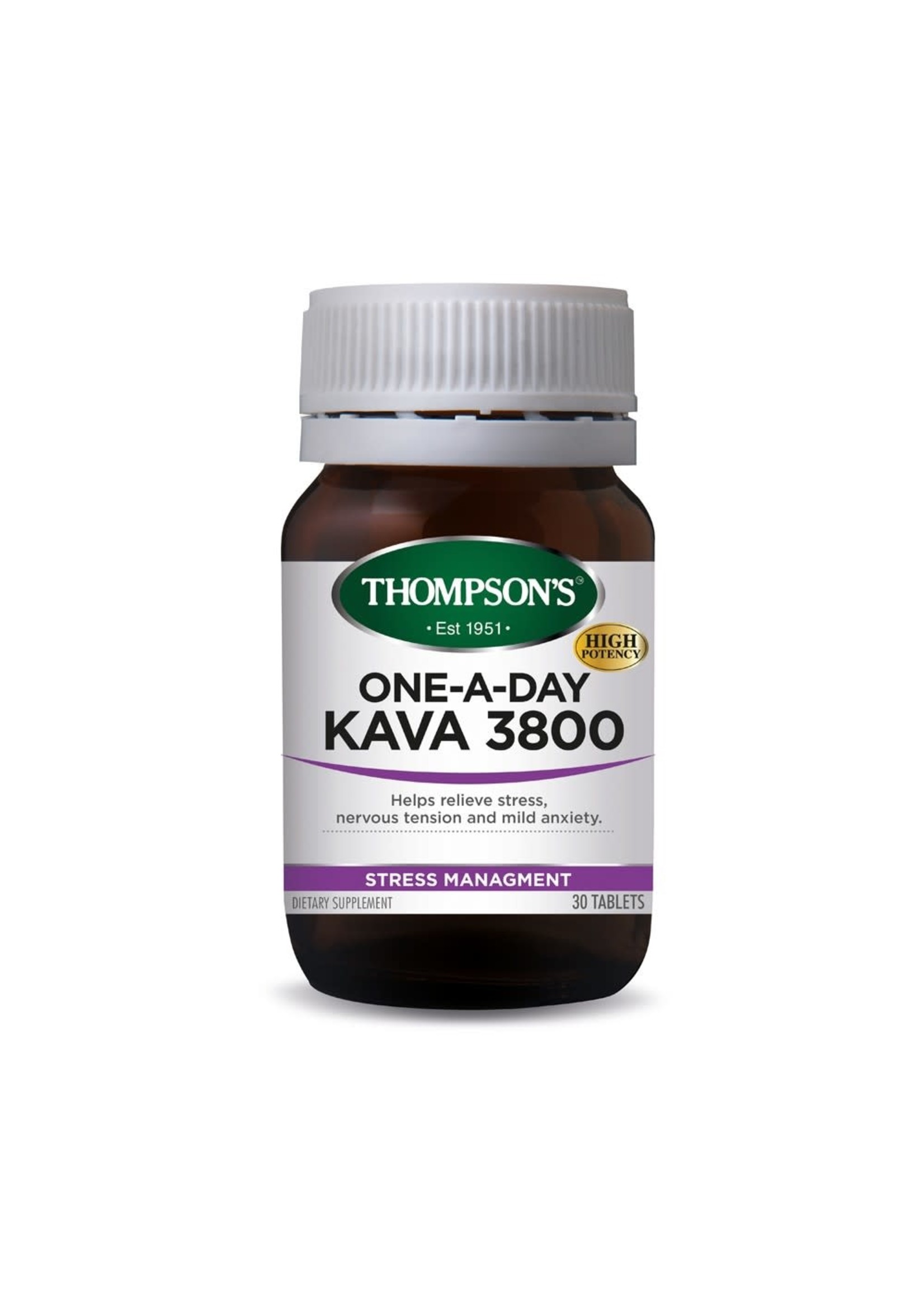 thompson Thompsons One a day Kava 3800 30 TABLETS