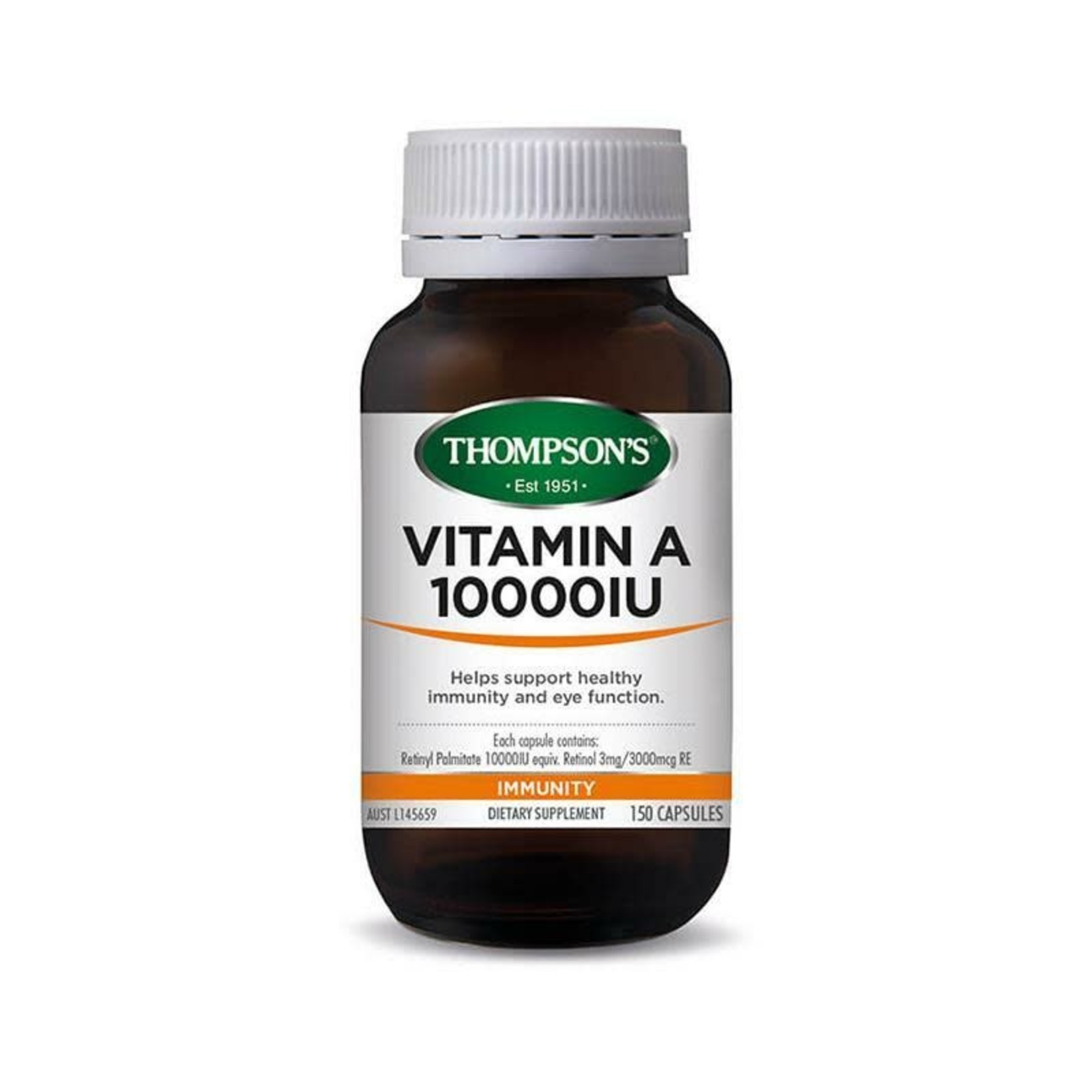 Thompson's Thompsons Vitamin A 10,000IU 150 caps