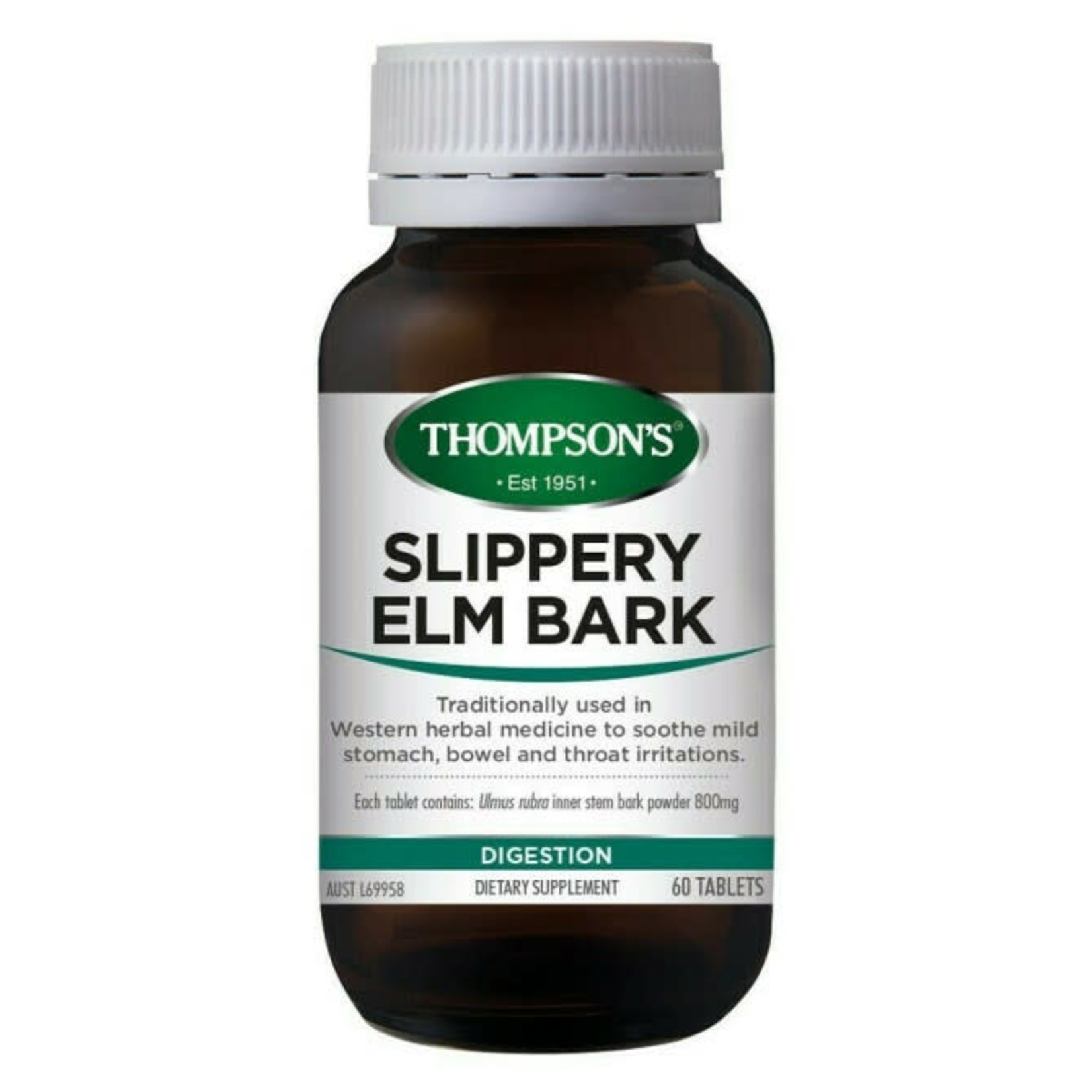 Thompson's Thompsons Slippery Elm Bark 60 chewable tabs