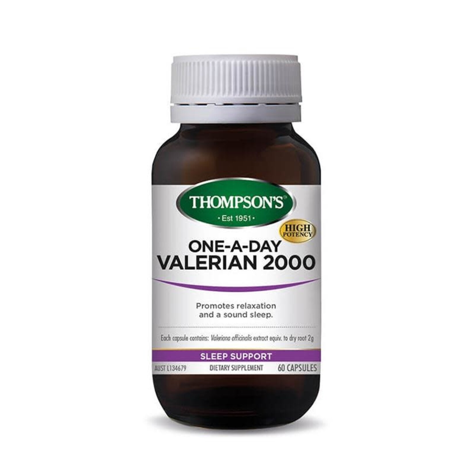 Thompson's Thompsons One a day Valerian 2000 60 caps