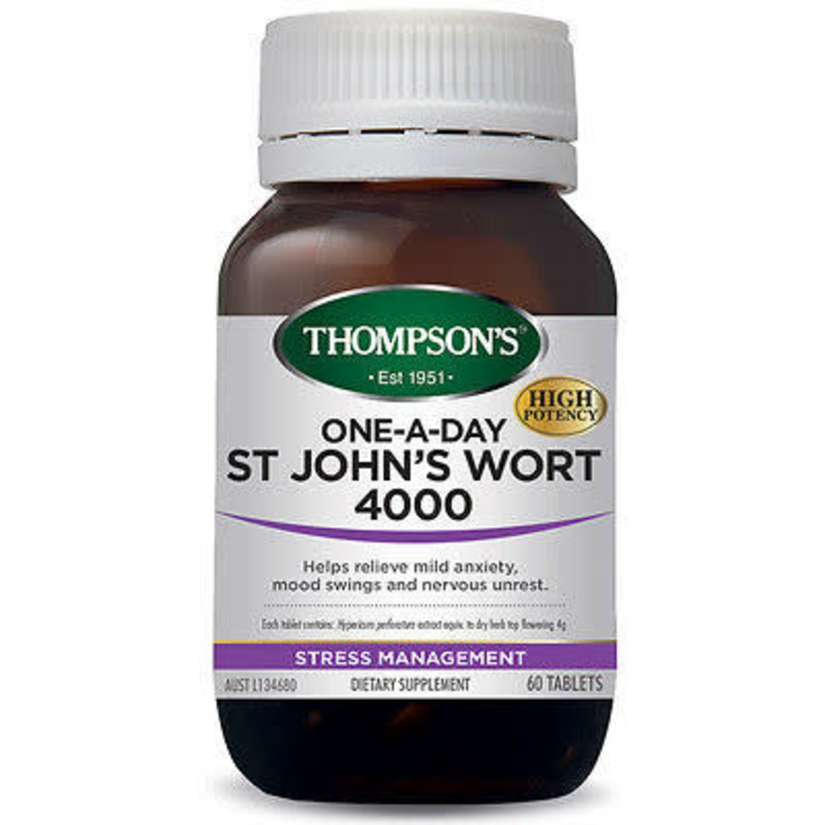 Thompson's Thompsons One a Day St Johns Wort 4000mg 60 tabs