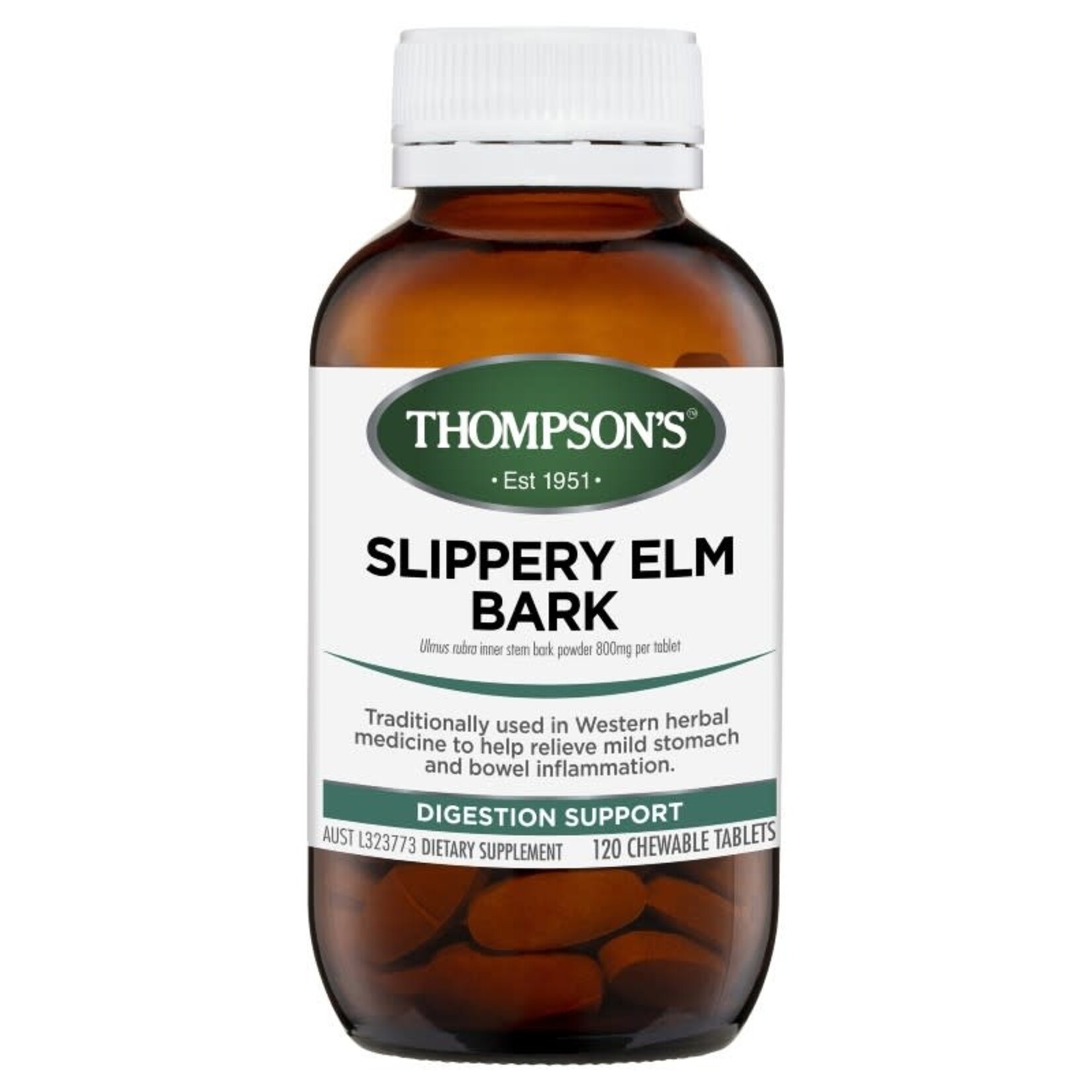 Thompson's Thompsons Slippery Elm Bark 120 Chewable Tabs