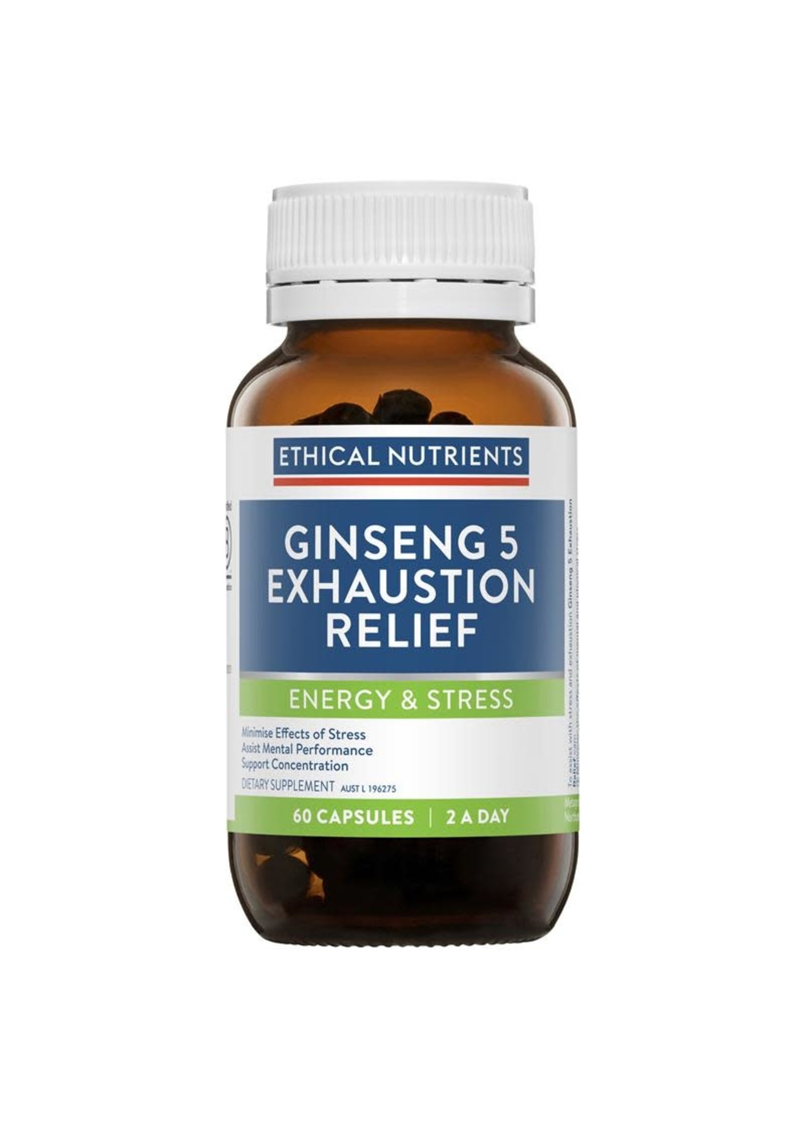 Metagenics Ethical Nutrients Ginseng-5 Exhaustion Relief 60 caps