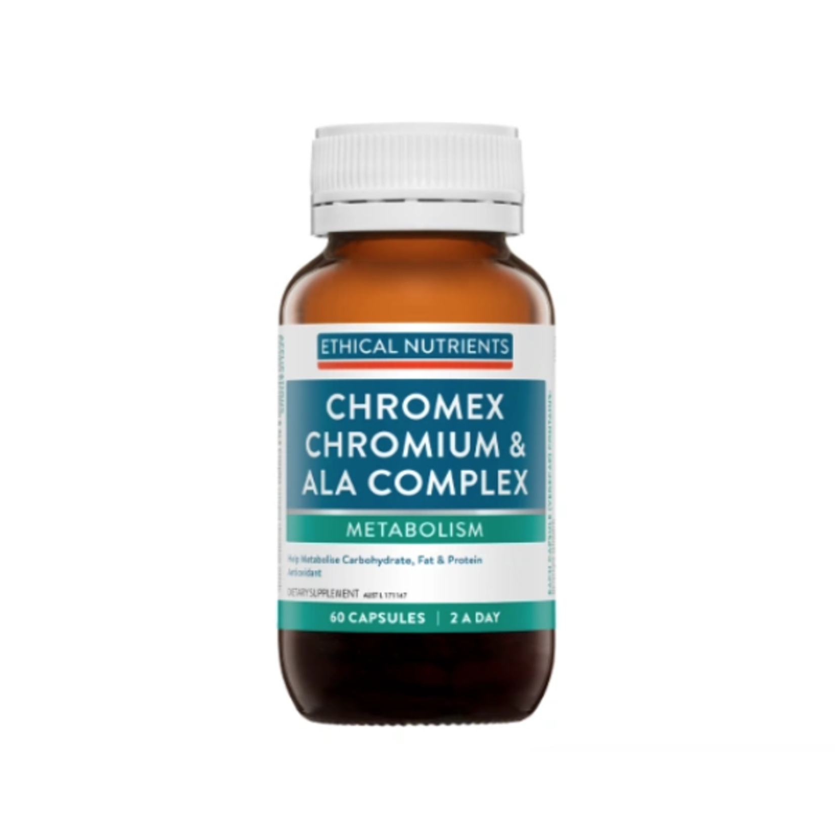 ETHICAL NUTRIENTS Ethical Nutrients Chromex  Chromium  & ALA Complex 60 Caps