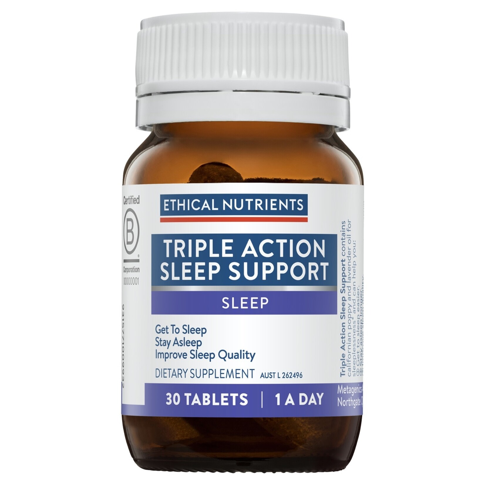 ETHICAL NUTRIENTS Ethical Nutrients Triple Action Sleep Support 30 tabs