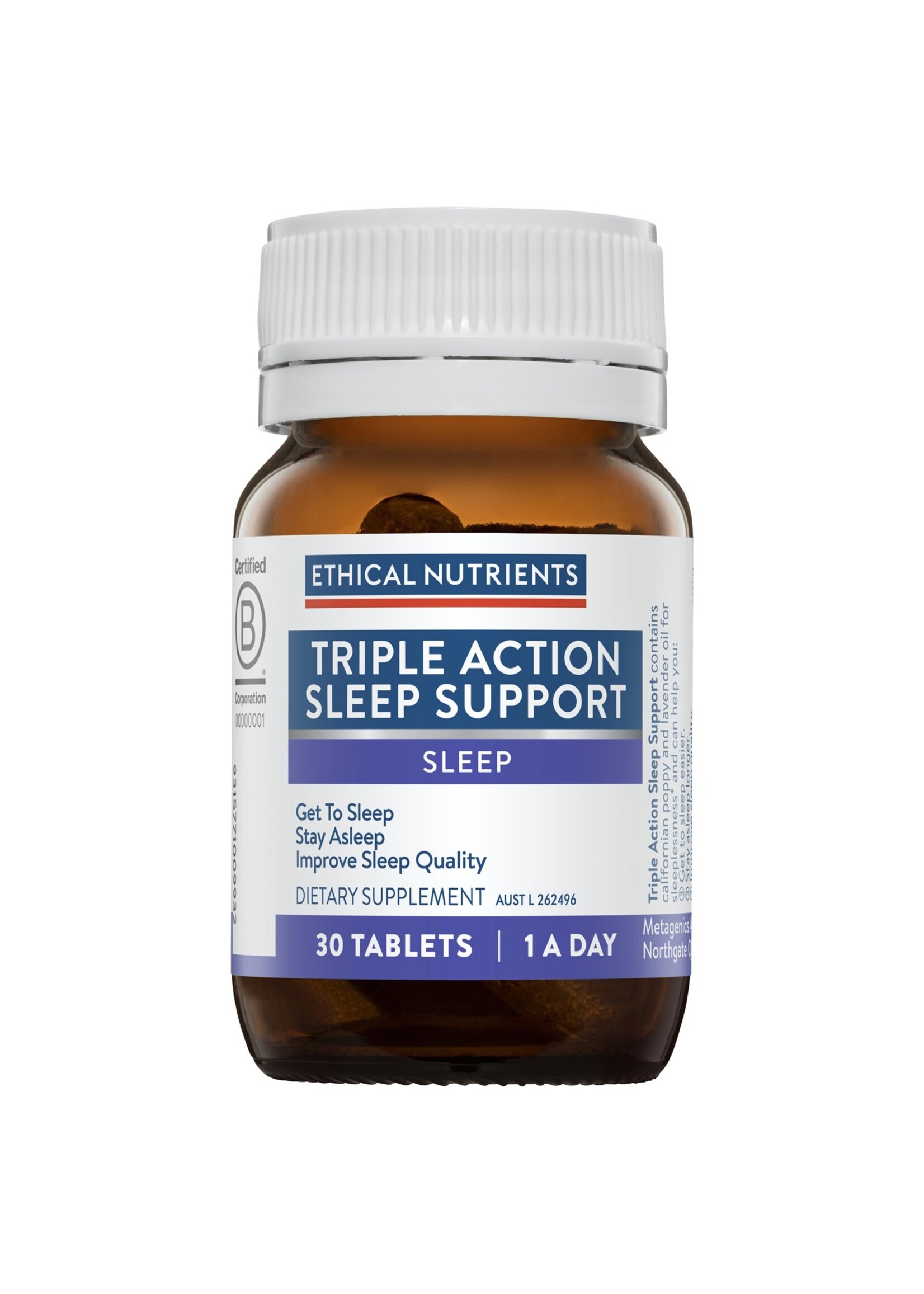 ETHICAL NUTRIENTS Ethical Nutrients Triple Action Sleep Support 30 tabs