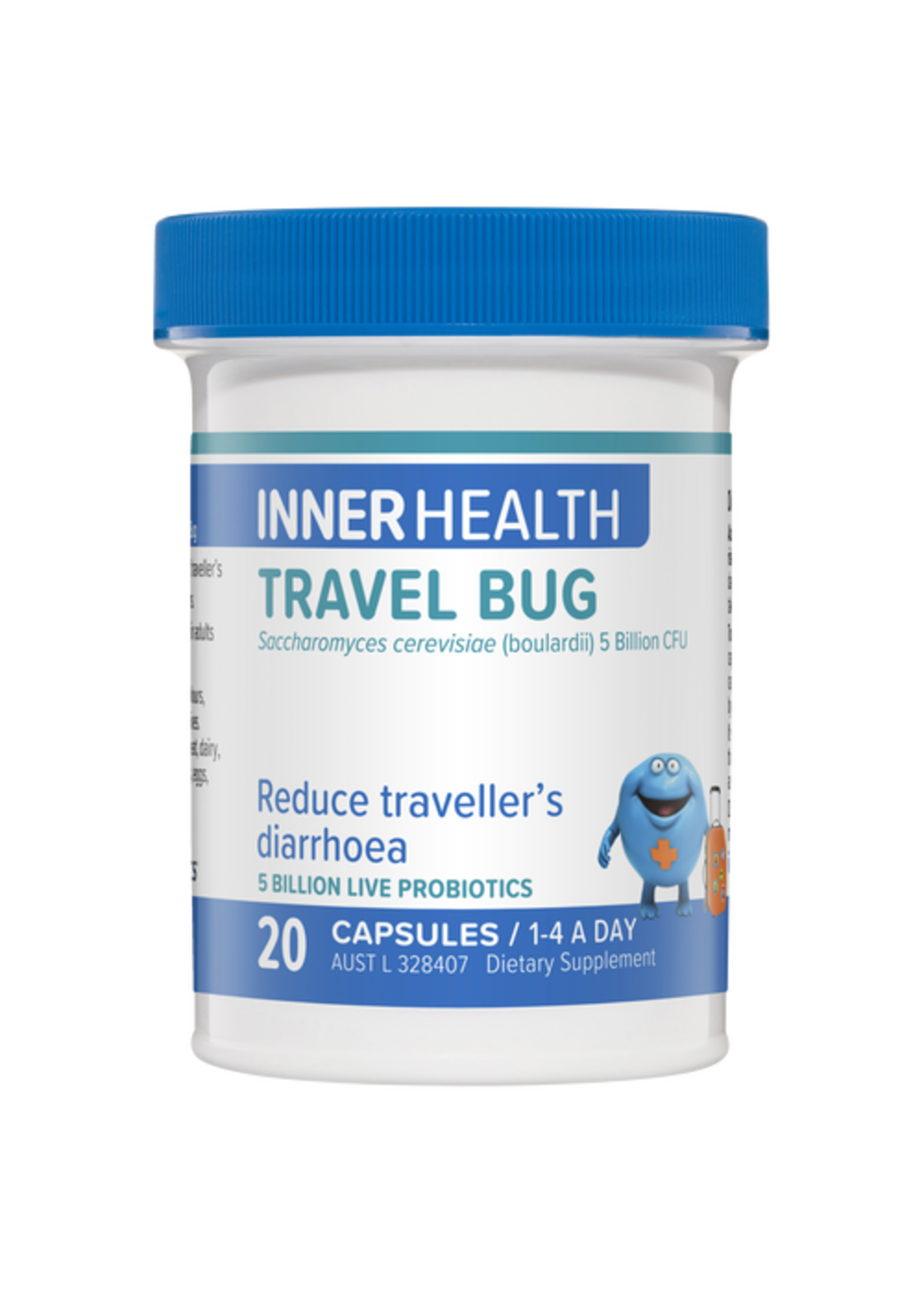 ETHICAL NUTRIENTS inner health travel Bug 20 caps