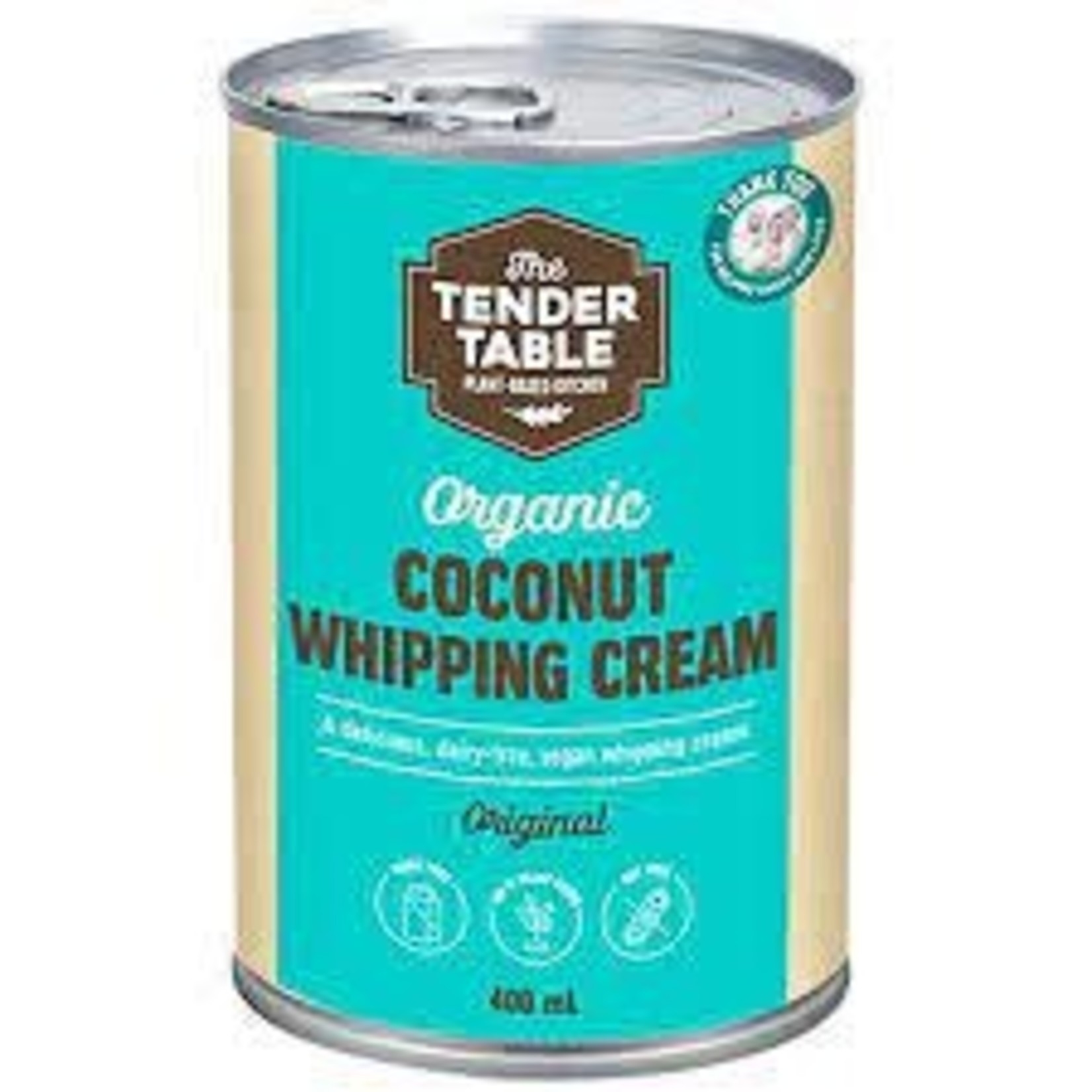 The tender table The Tender Table  Organic Coconut Whipping Cream Original 400ml