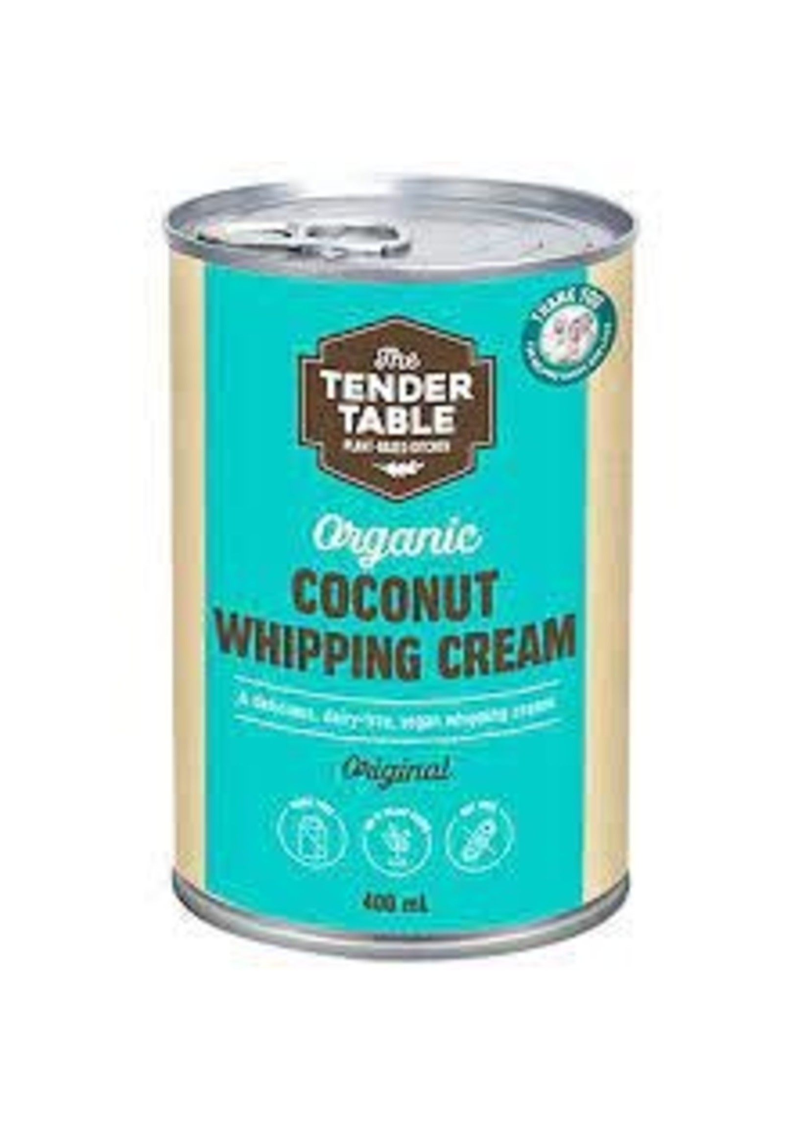 The tender table The Tender Table  Organic Coconut Whipping Cream Original 400ml