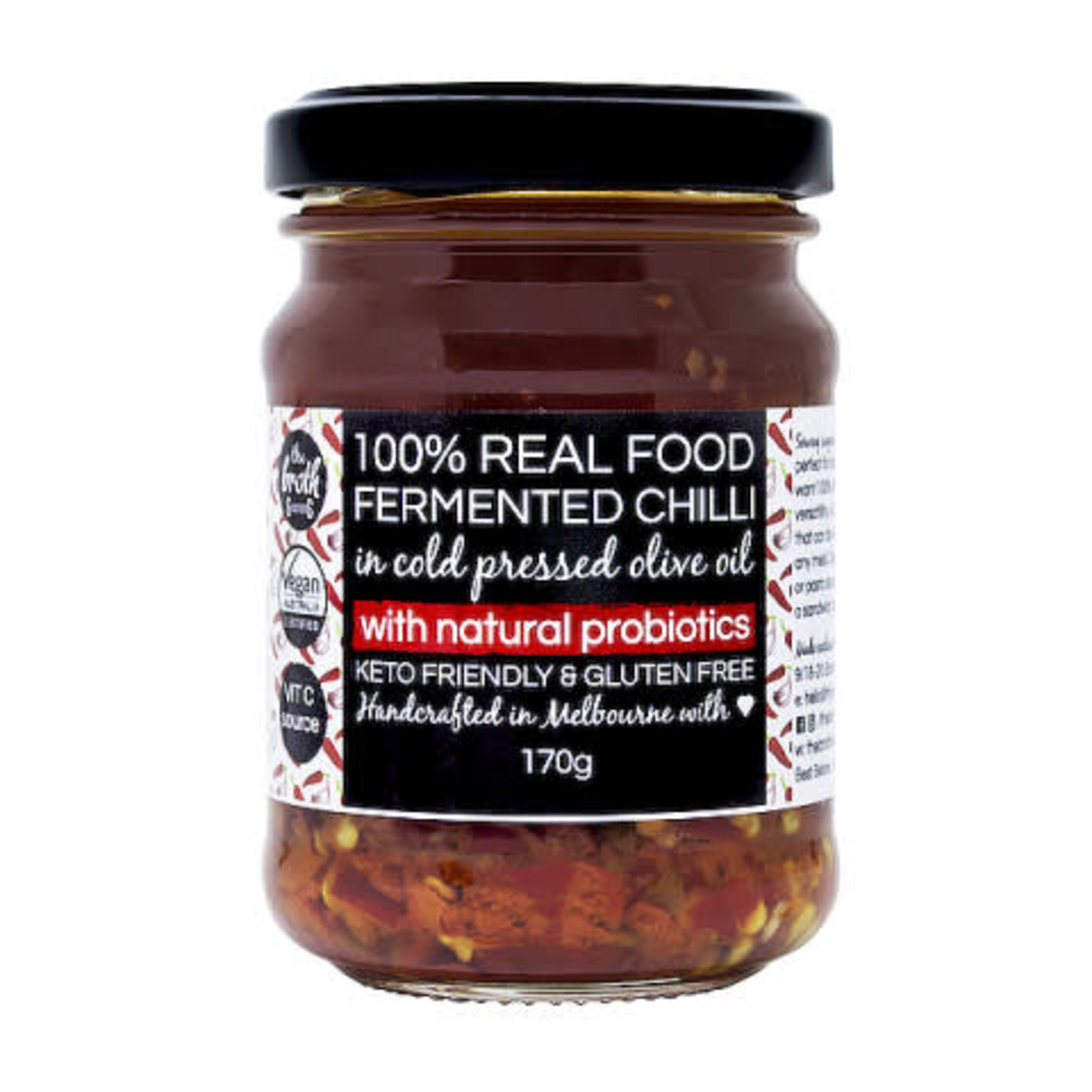 100% real food The Broth Sisters Real Food Fermented Chilli 170g