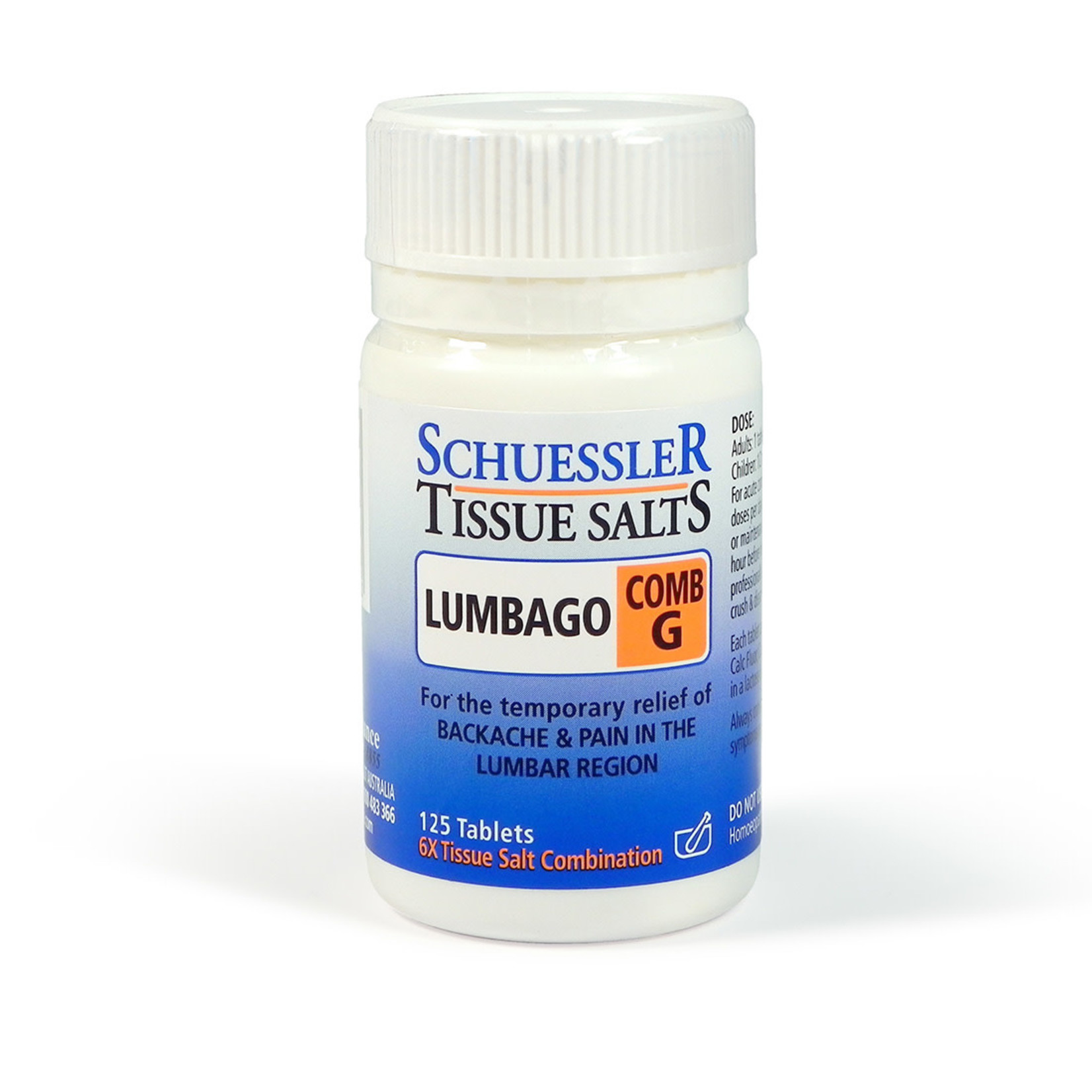Schuessler Schuessler Tissue Salts Comb G 125 Tabs