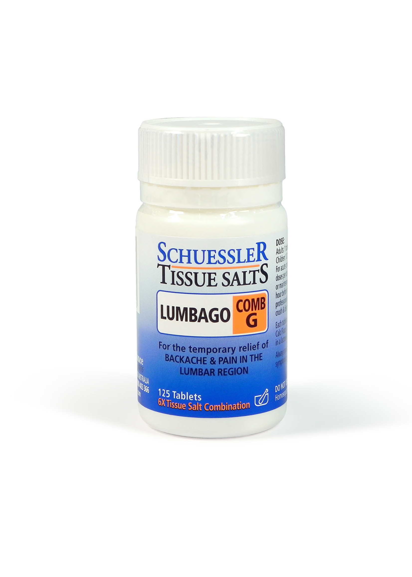 Schuessler Schuessler Tissue Salts Comb G 125 Tabs