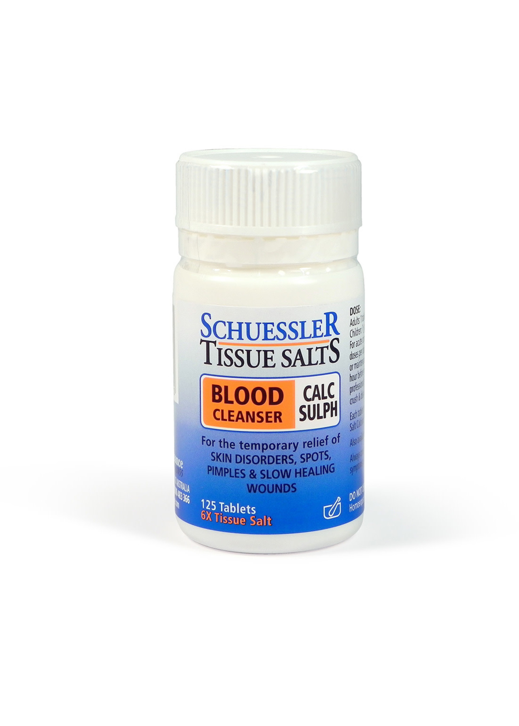 Schuessler Schuessler Tissue Salts Calc Sulph 125 Tabs