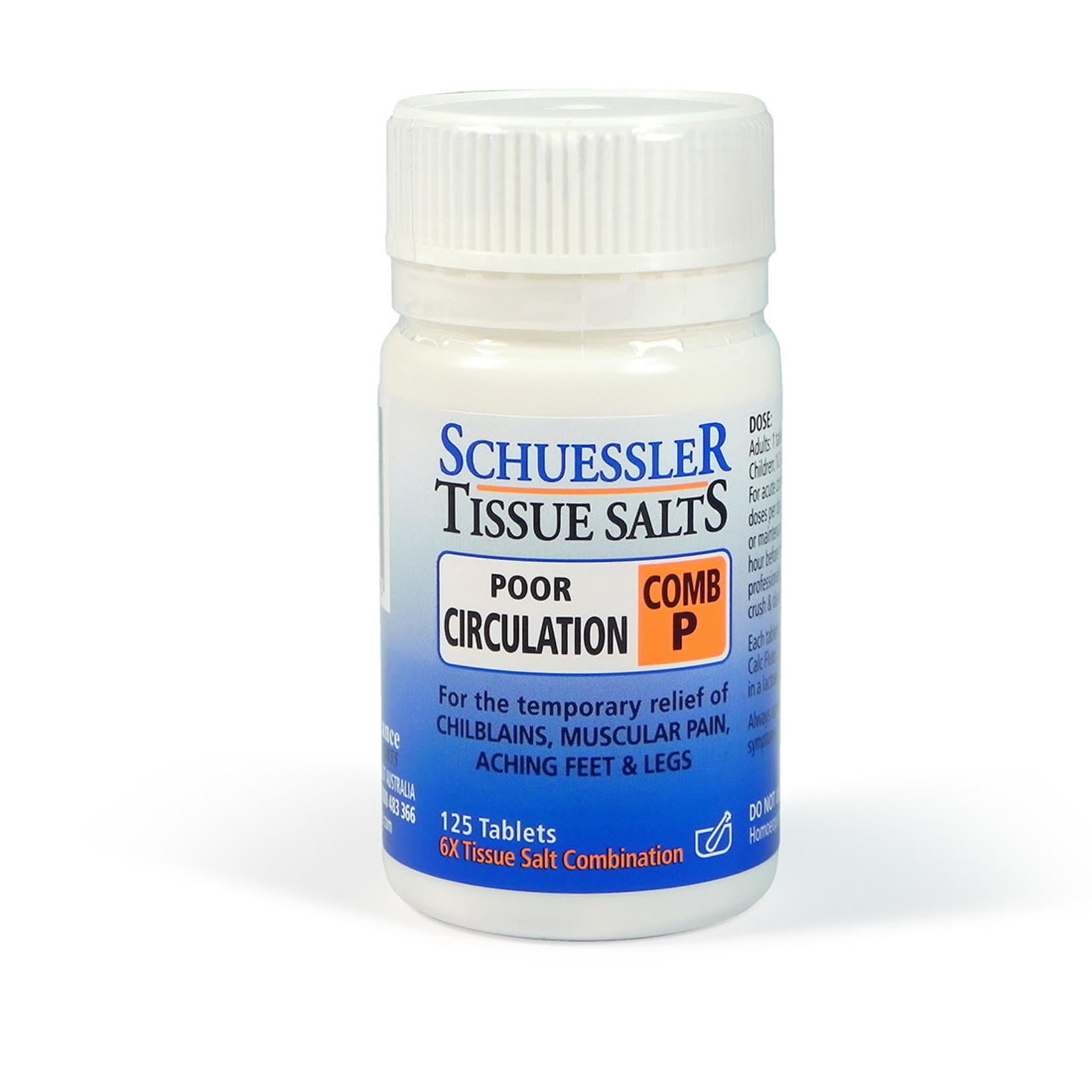 Schuessler Schuessler Tissue Salts Comb P 125 tabs