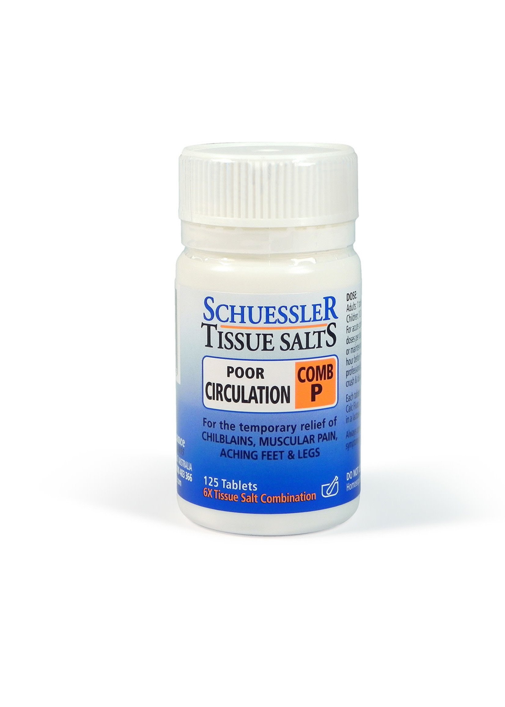 Schuessler Schuessler Tissue Salts Comb P 125 tabs