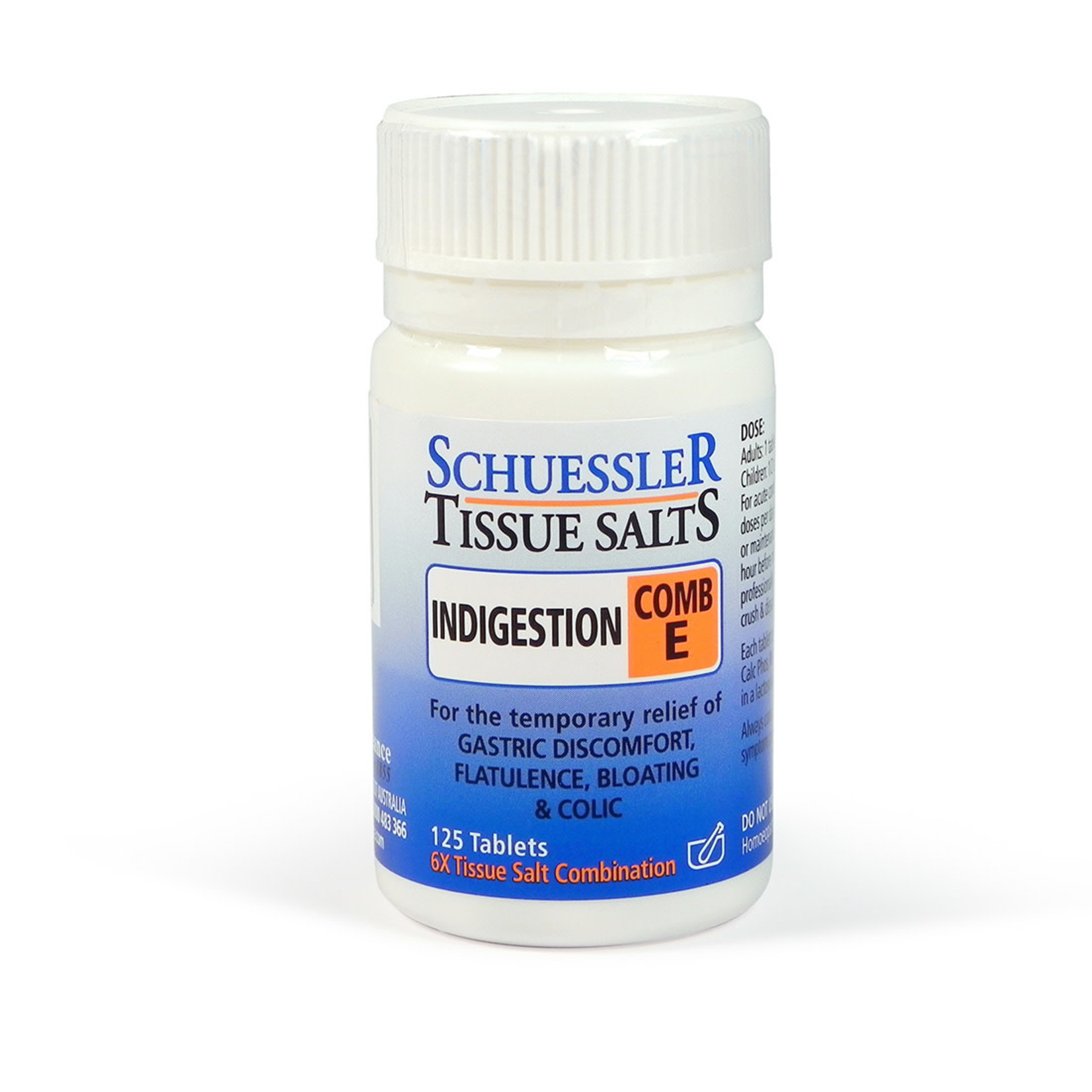 Schuessler Schuessler Tissue Salts Comb E Indigestion 125 Tabs