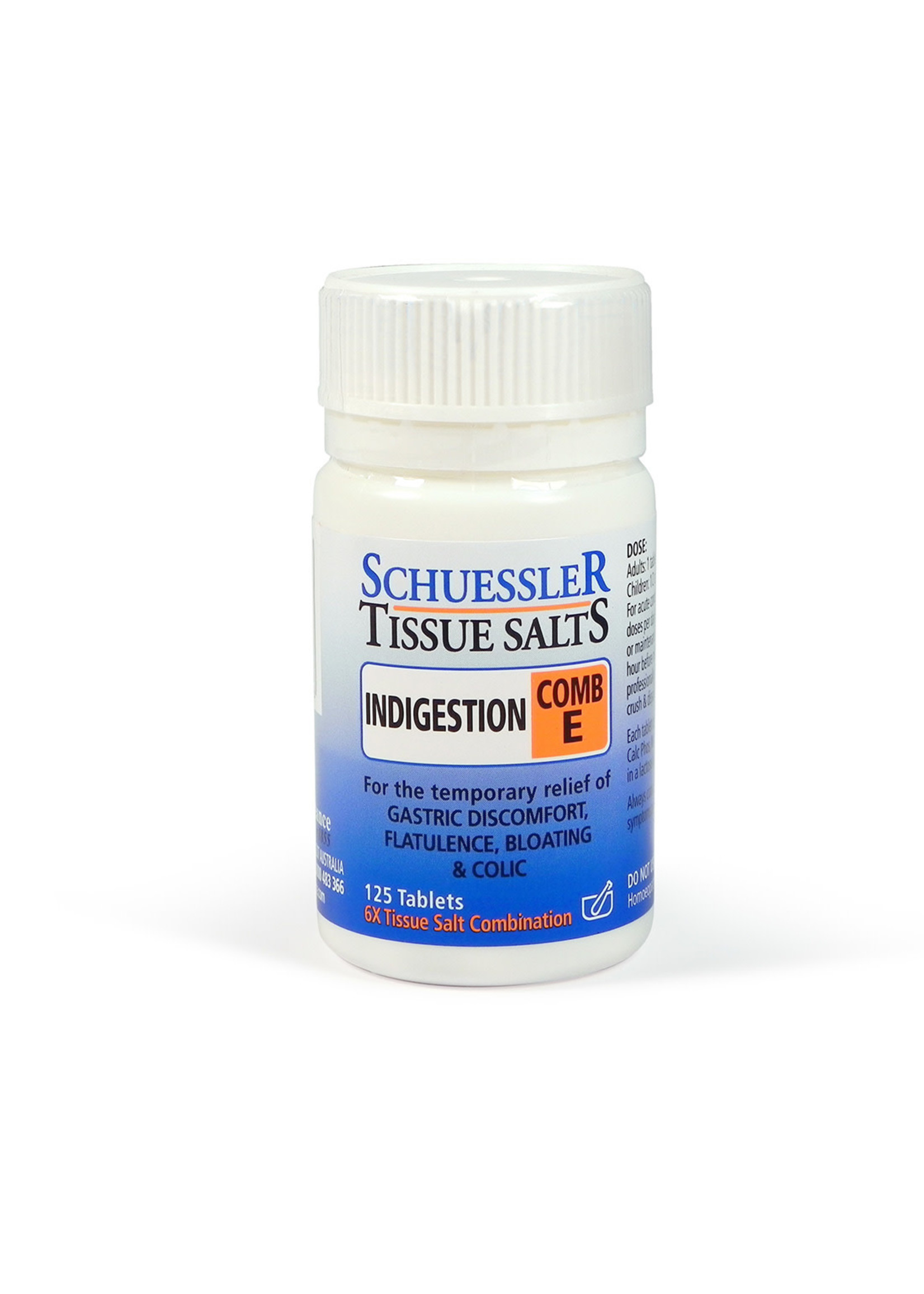 Schuessler Schuessler Tissue Salts Comb E Indigestion 125 Tabs