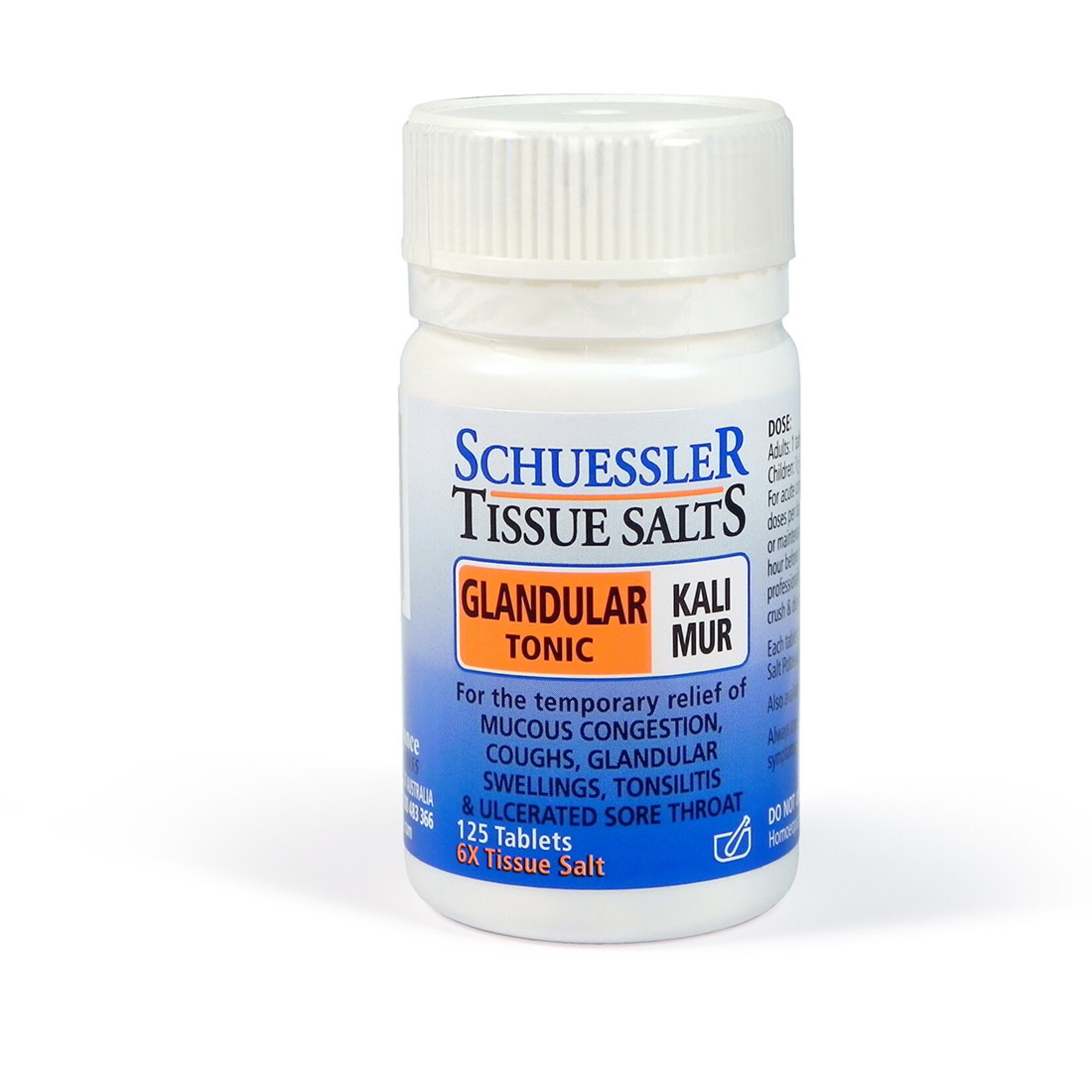 Schuessler Schuessler Tissue Salts Kali Mur 125 Tab