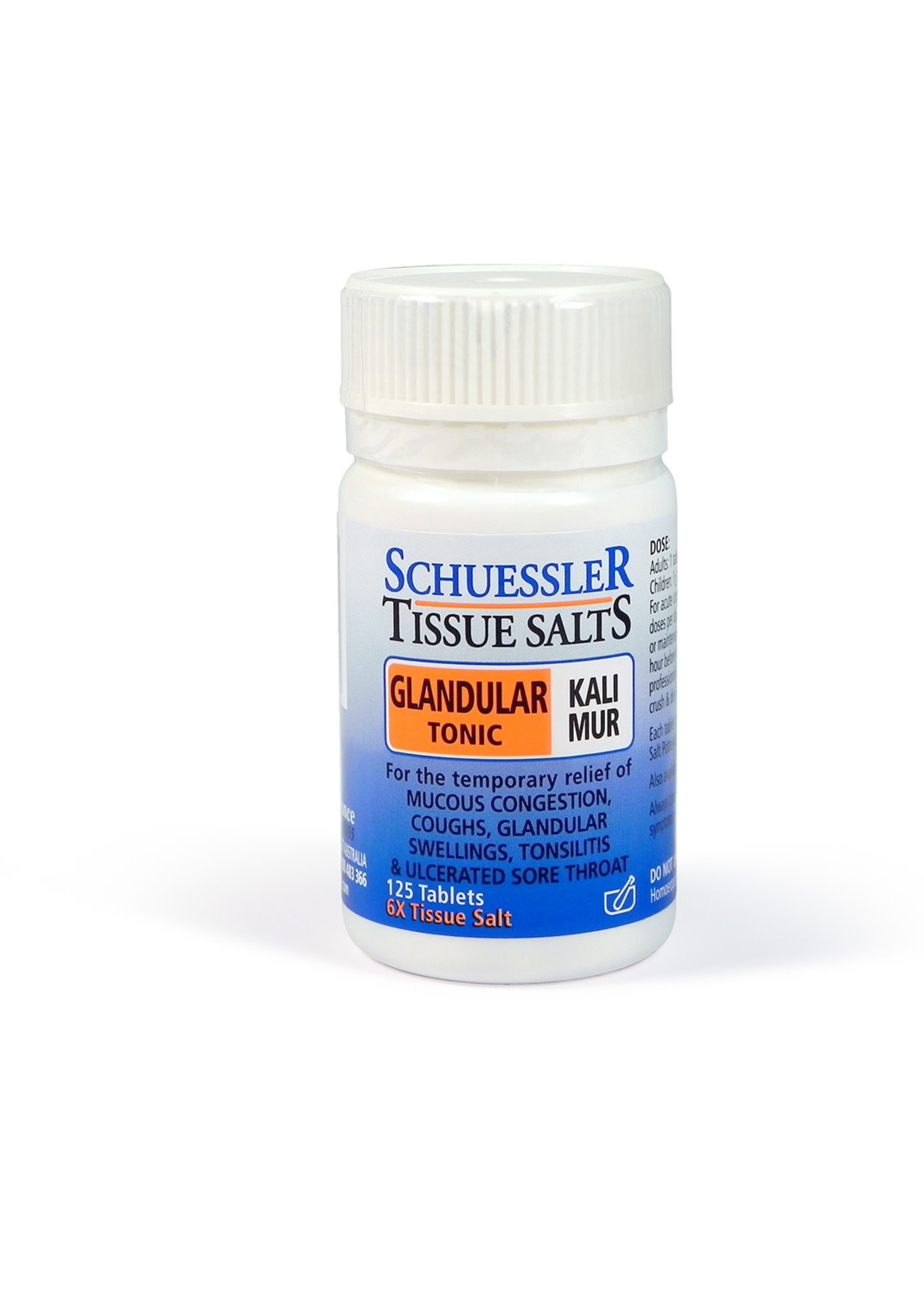 Schuessler Schuessler Tissue Salts Kali Mur 125 Tab