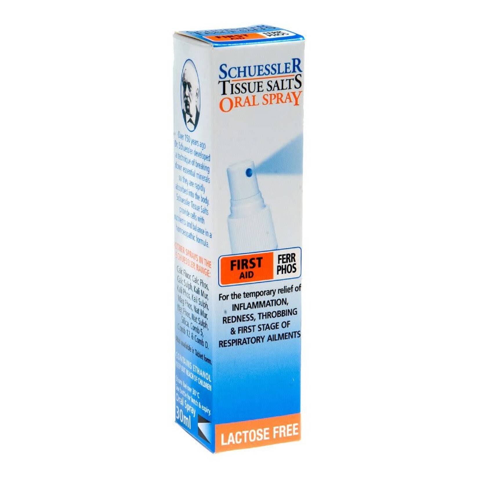 Schuessler Schuessler Tissue Salts Ferr Phos First Aid 30 ml Oral Spray