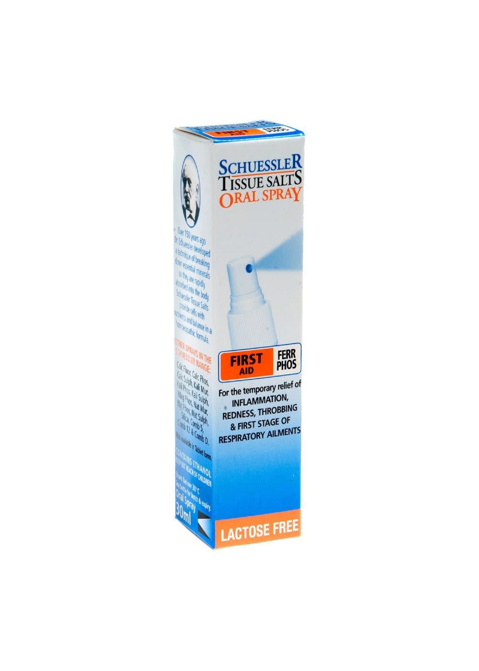 schuessler Schuessler Tissue Salts Oral Spray First Aid Ferr Phos 30 ml
