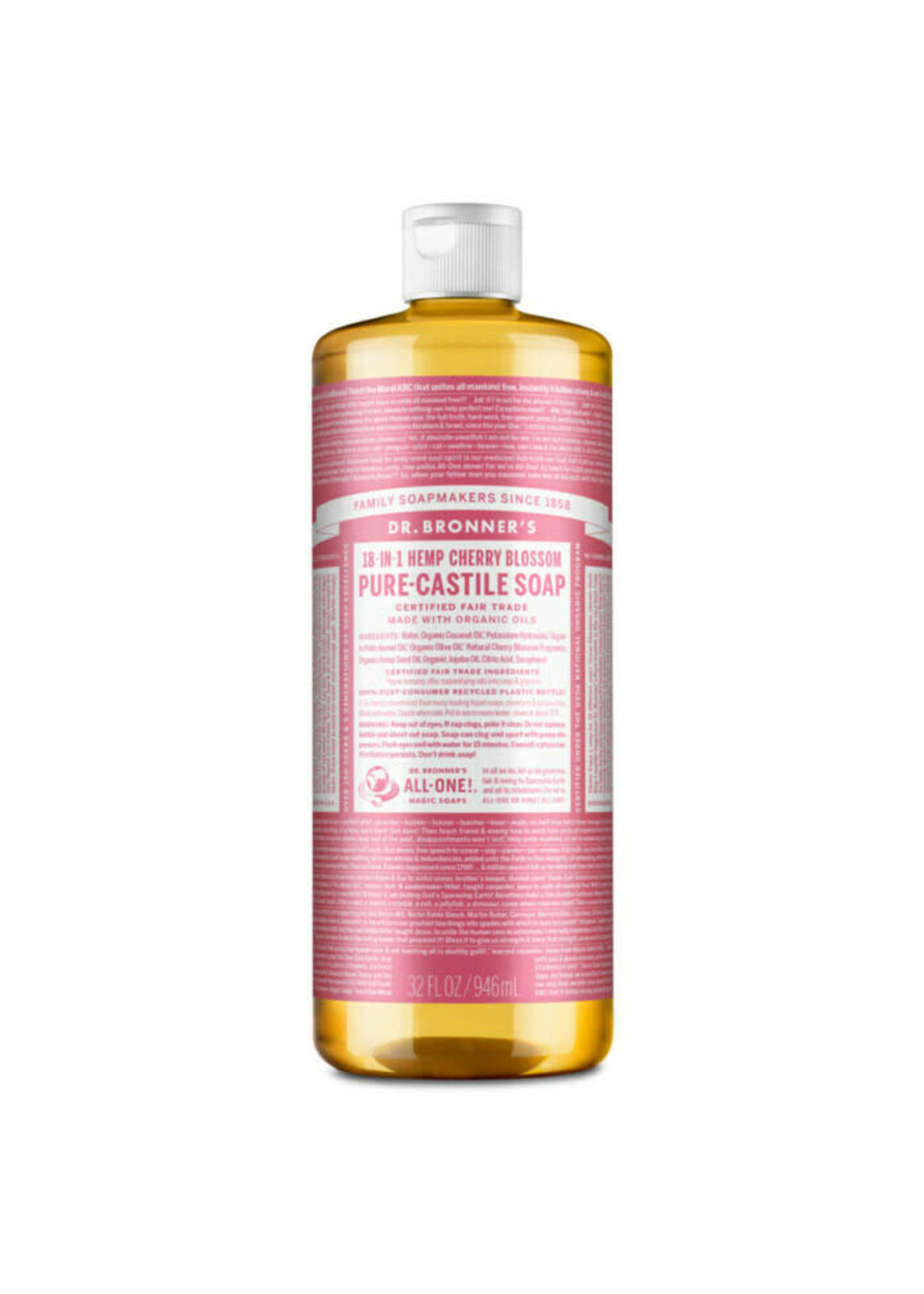 Dr Bronners Dr Bronners  Pure Castile Soap Cherry Blossom 946ml
