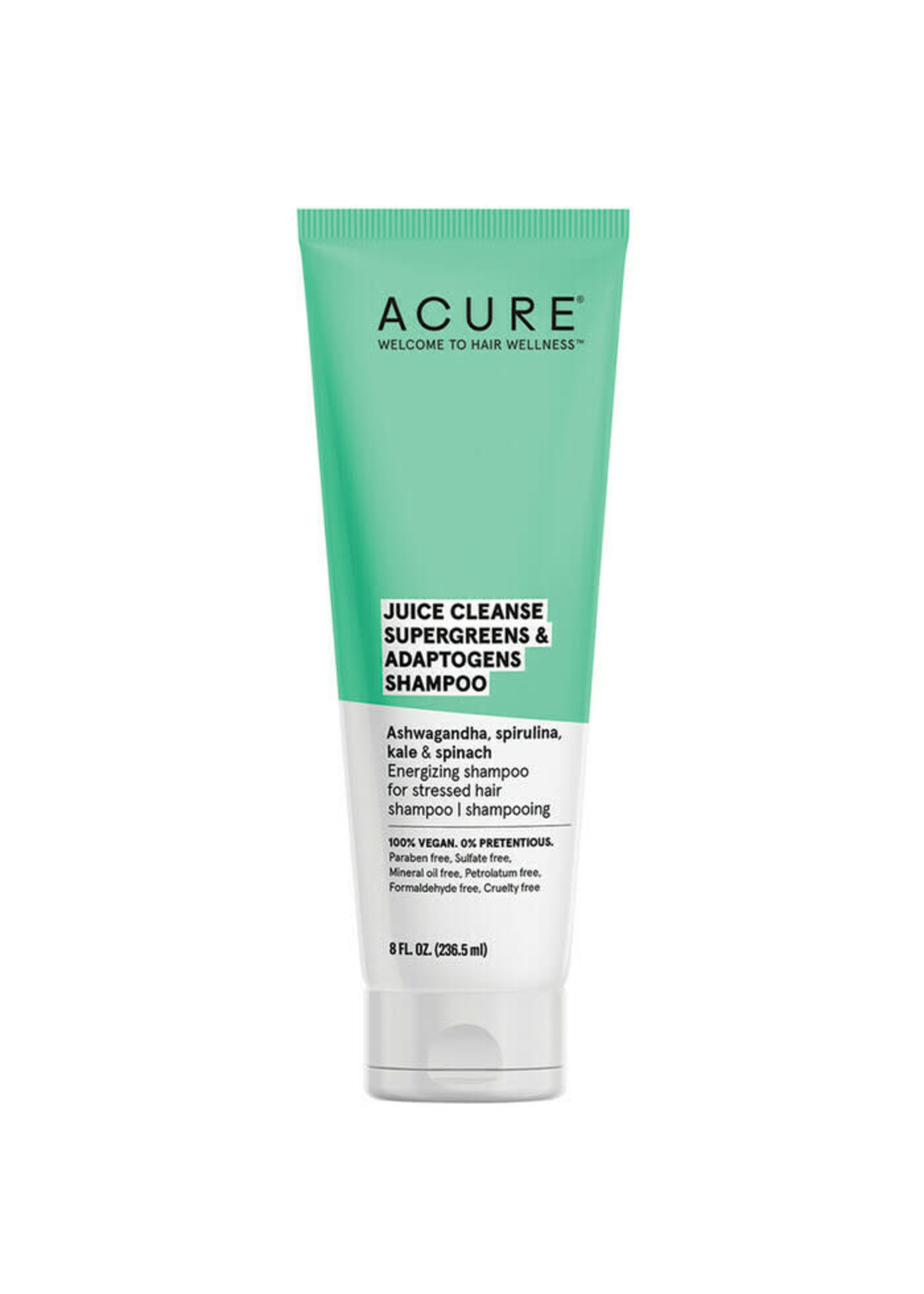 Acure Acure Juice Cleanse Supergreens & Adaptogens Shampoo 236ml