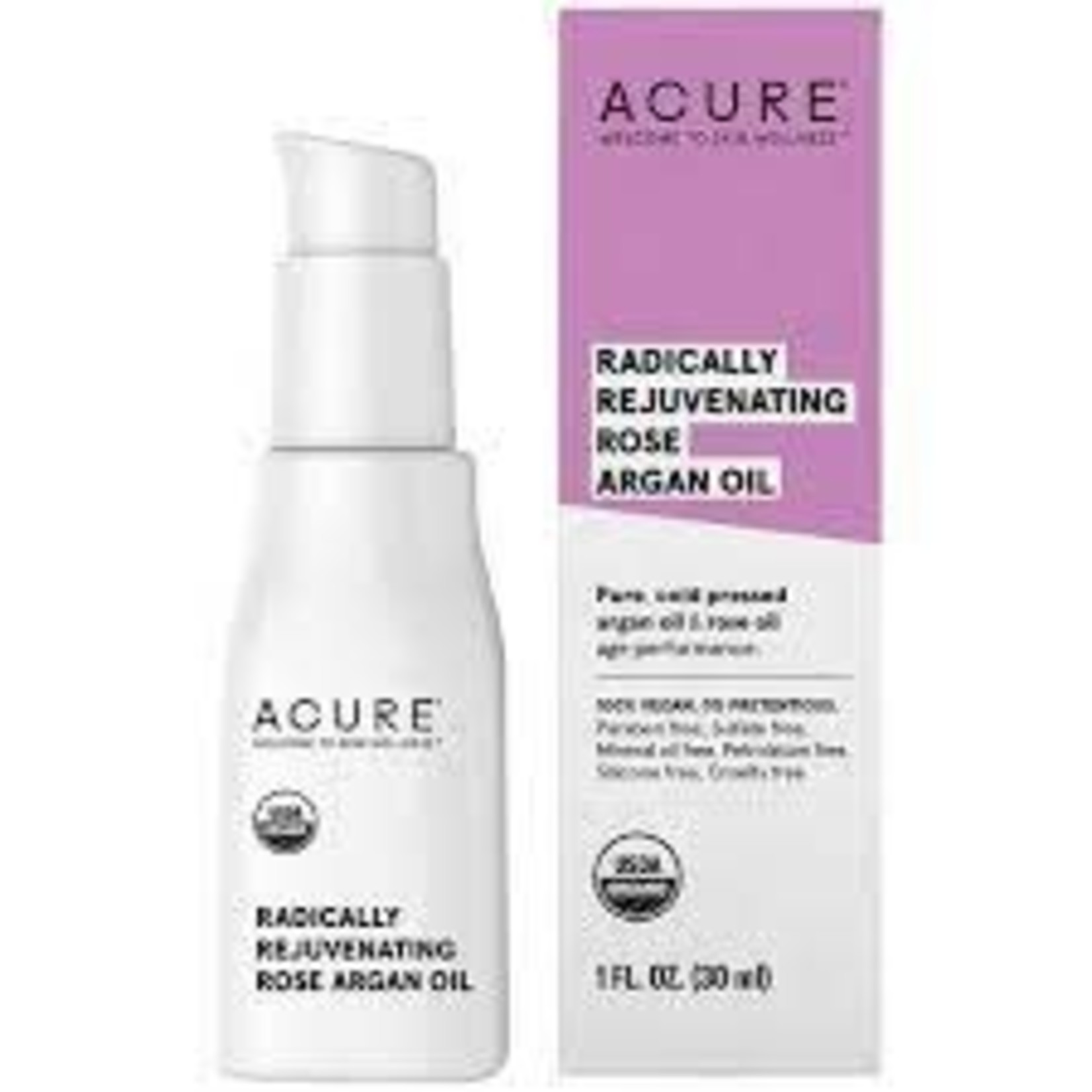 Acure Acure Radically Rejuvinating Rose Argan Oil 30ml