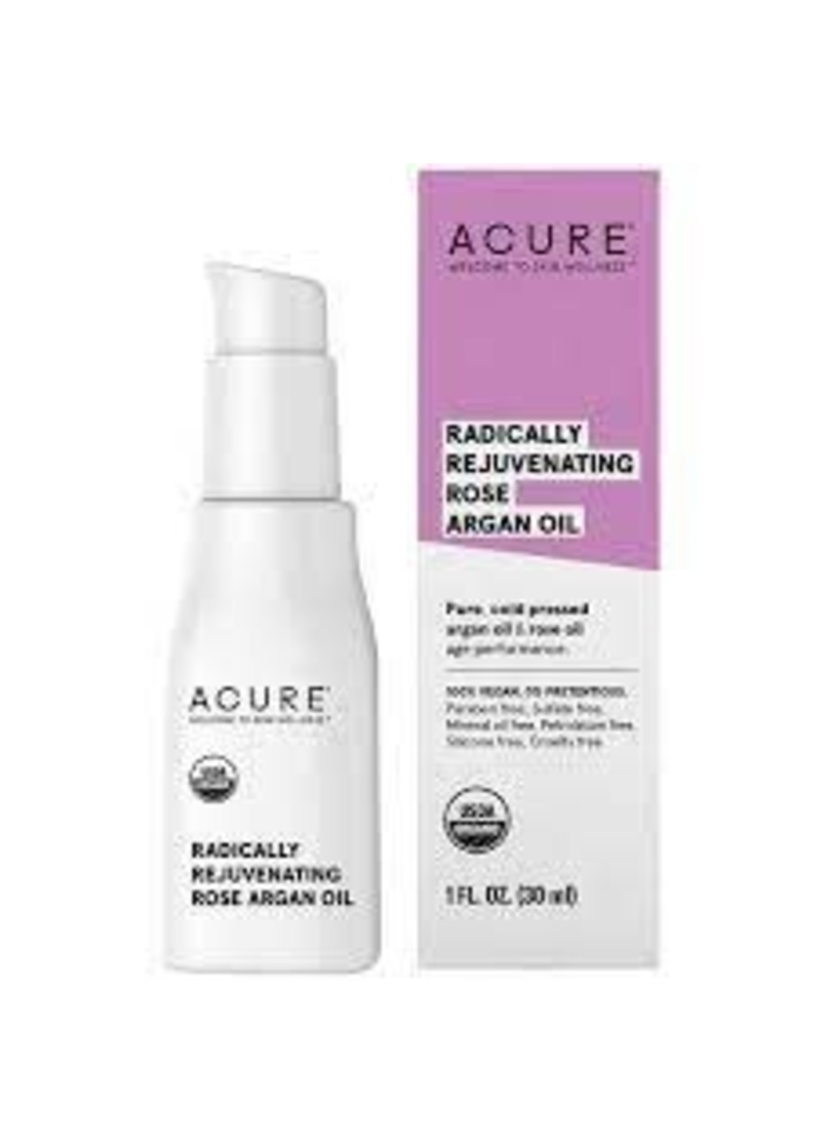Acure Acure Radically Rejuvinating Rose Argan Oil 30ml