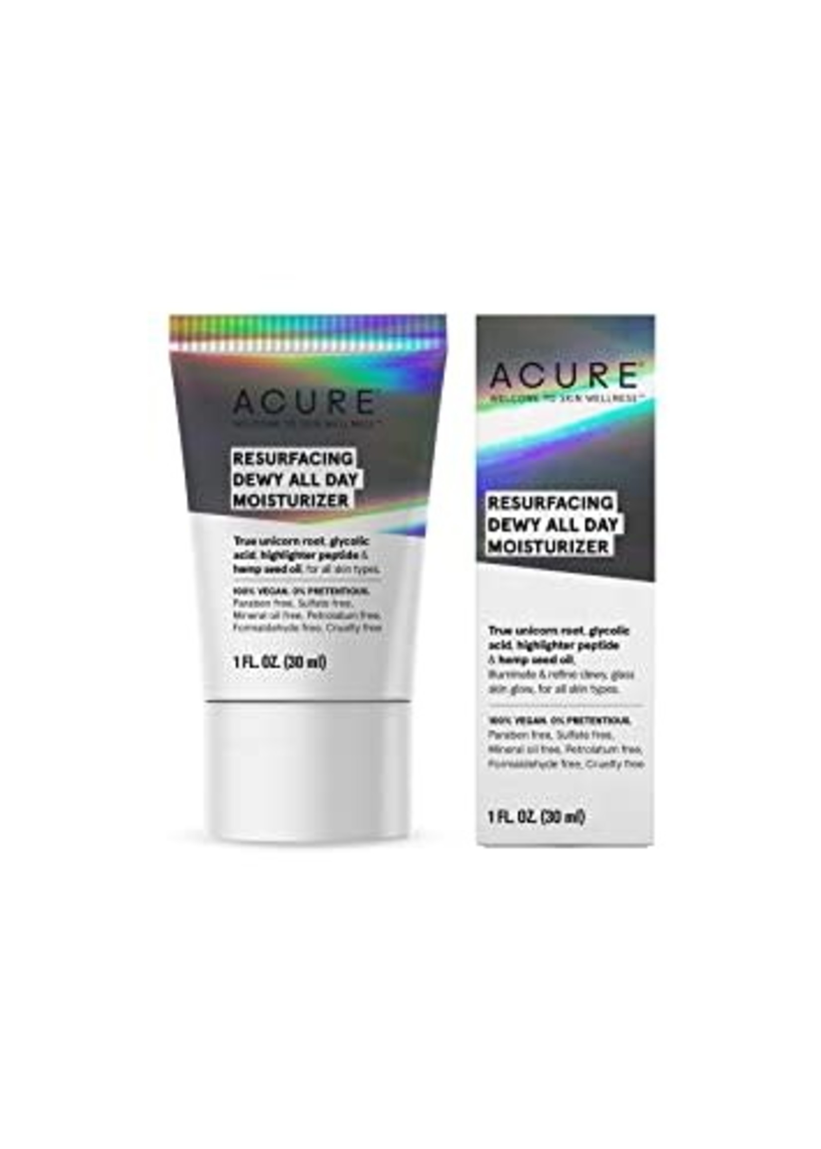 Acure Acure Resurfacing Dewy All Day Moisturiser 30ml