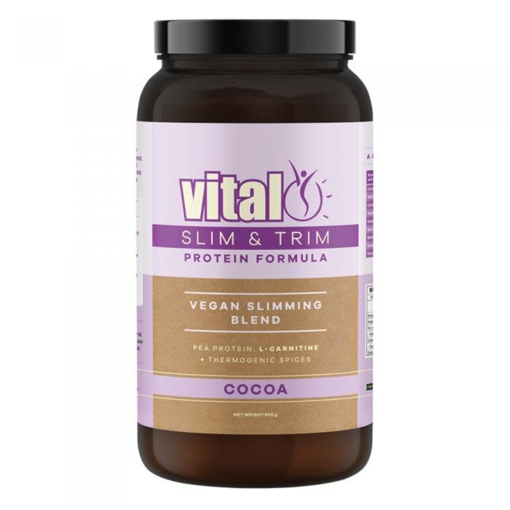 Vital Protein Martin & Pleasance Vital Protein Slim  & Trim Protein Cocoa 500g.