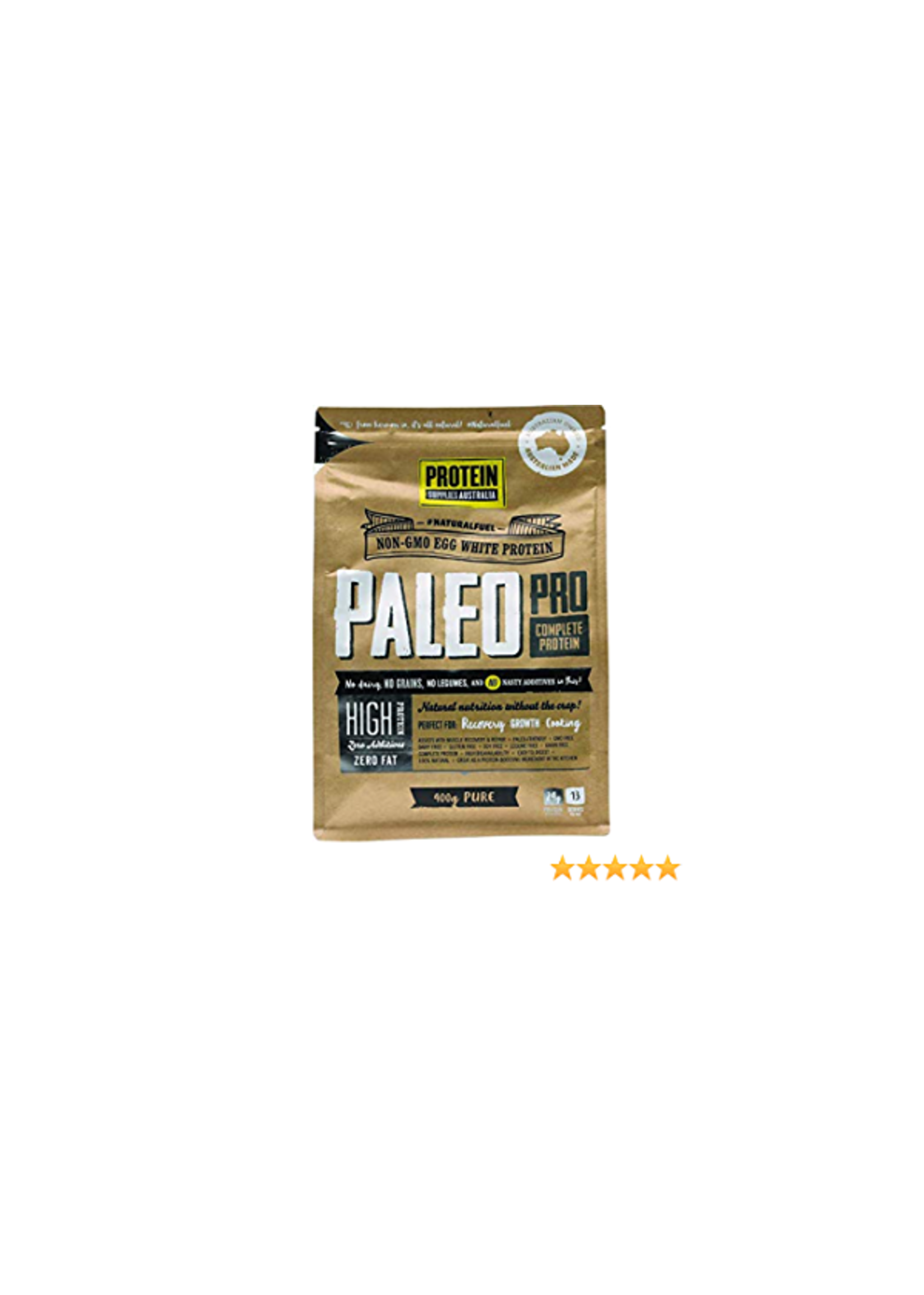 Protein Supplies Australia Protein Supplies Australia Paleo Pro (Egg White Protein) 400g (pure no flavour)