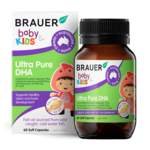 Brauer Brauer baby & kids Ultra Pure cod liver oil with DHA 90 caps