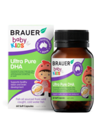 Brauer Brauer baby & kids Ultra Pure cod liver oil with DHA 90 caps